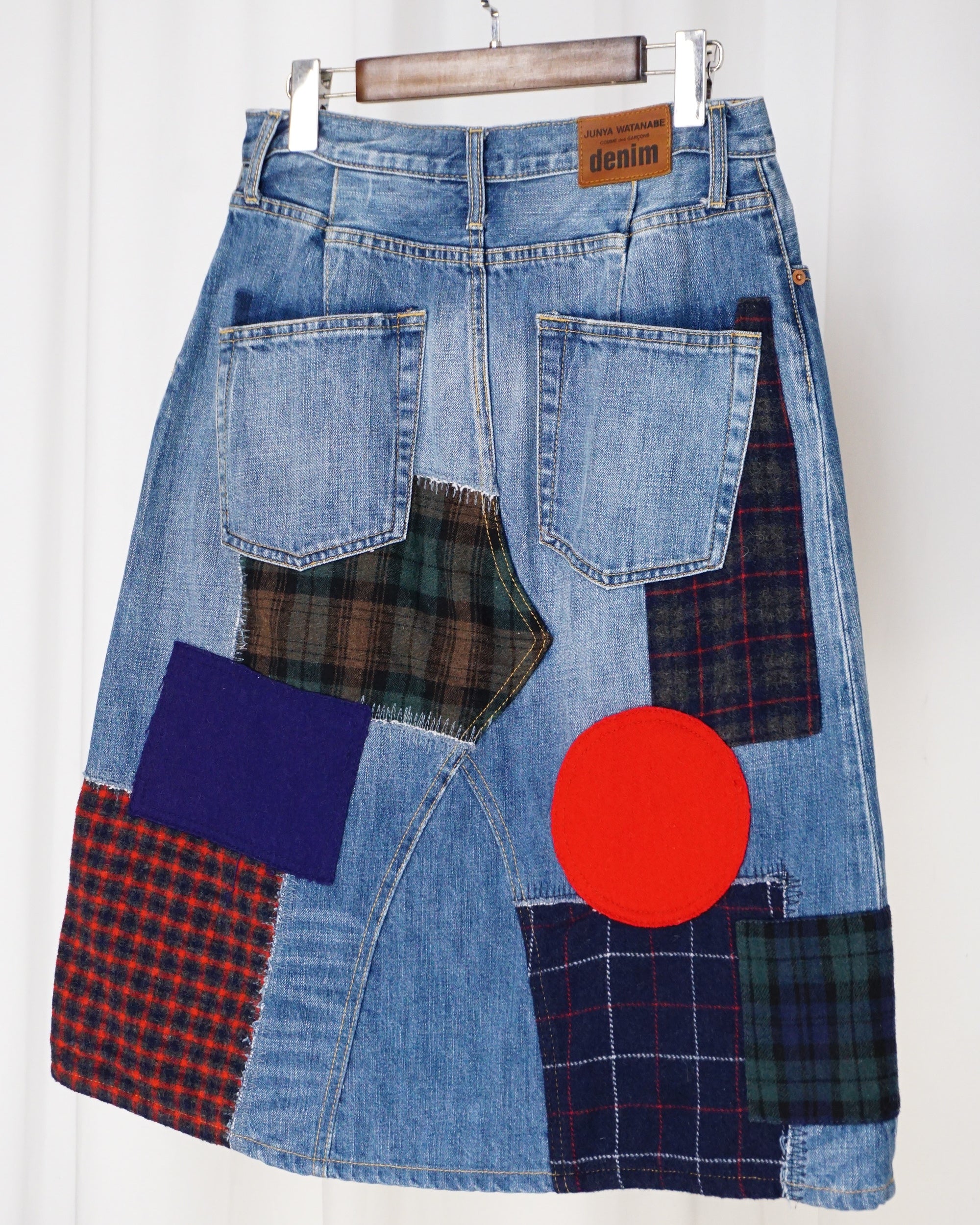 JUNYA WATANABE Patch-work Denim Skirt