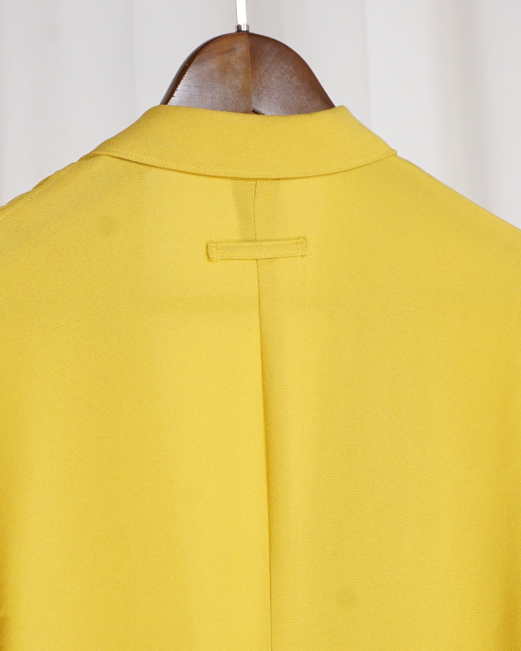JEAN PAUL GAULTIER Mustard Tie Lapel Light Jacket c.90s