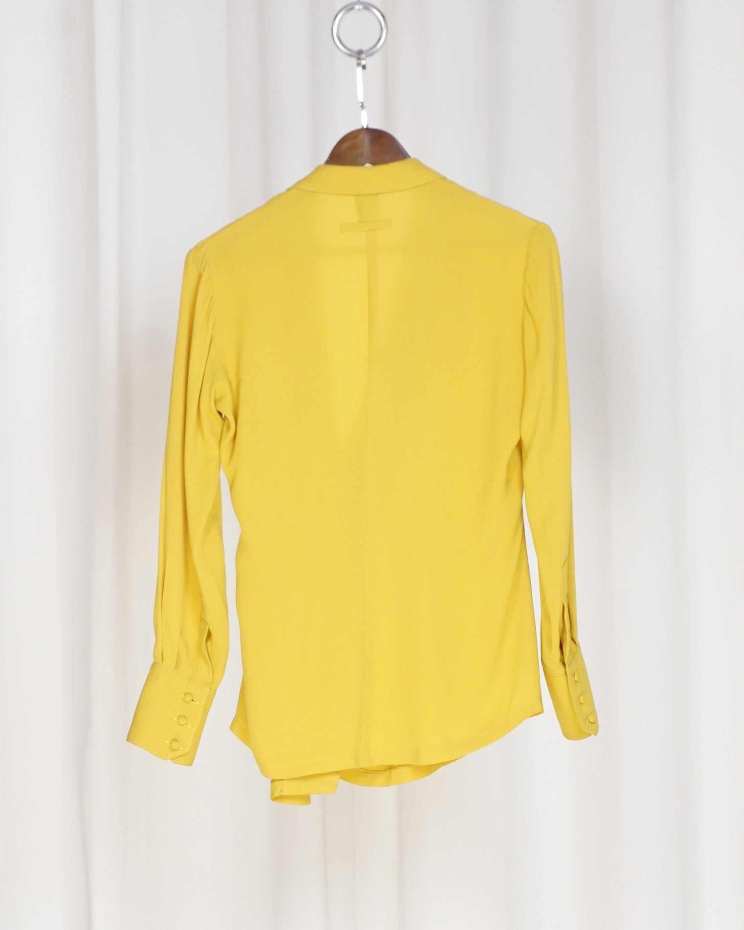 JEAN PAUL GAULTIER Mustard Tie Lapel Light Jacket c.90s