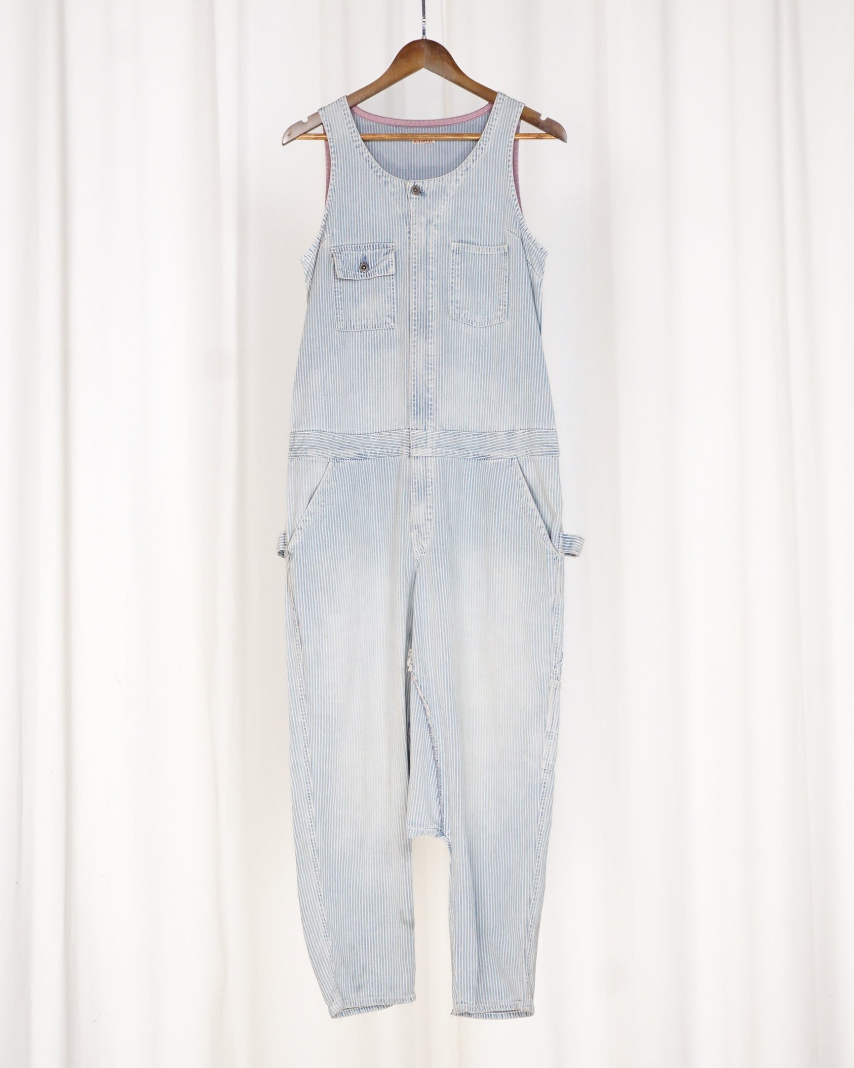 KAPITAL Washed Hickory Denim Overall