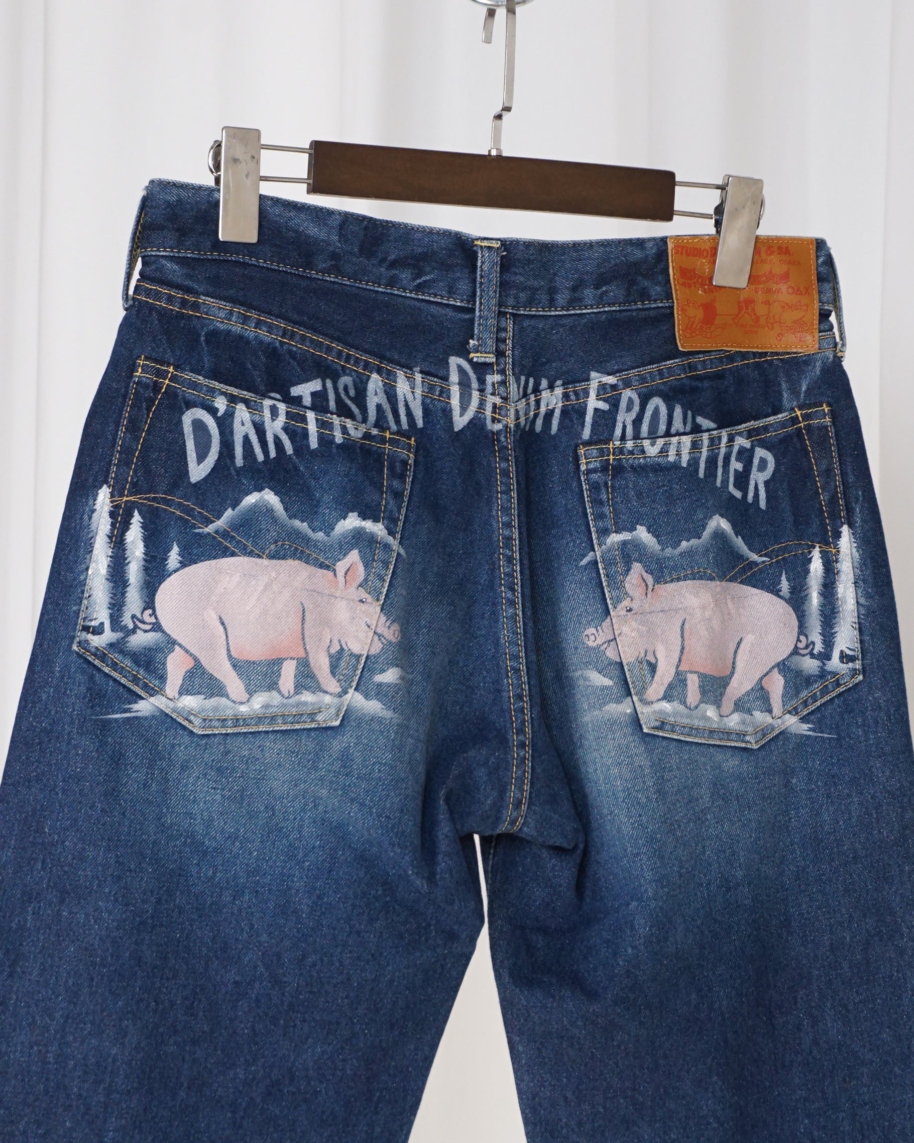 STUDIO D'ARTISAN Pigs Denim Shorts