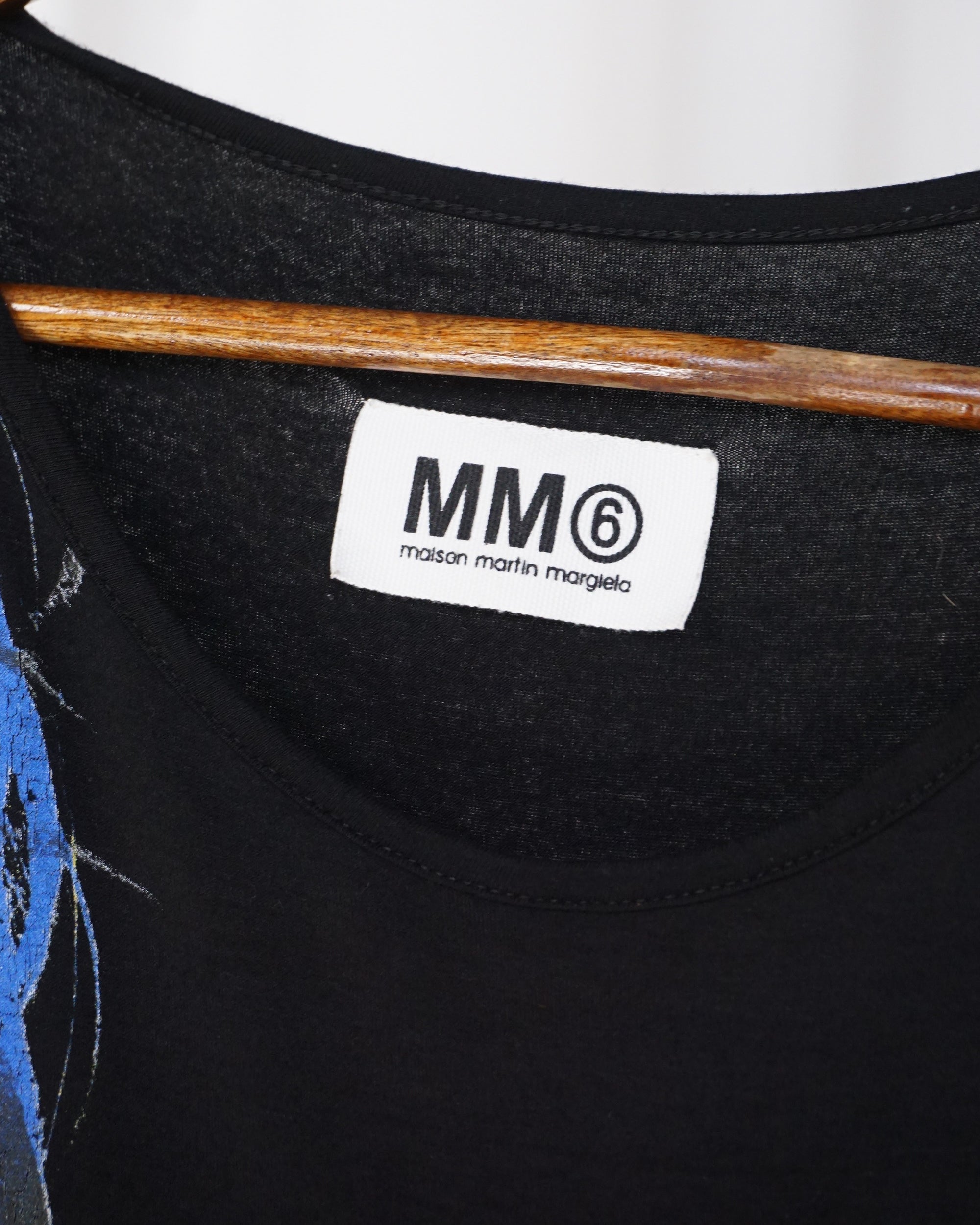 MM6 Maison Martin Margiela Printed Shoulder Tank Top c.2010 - alternate view
