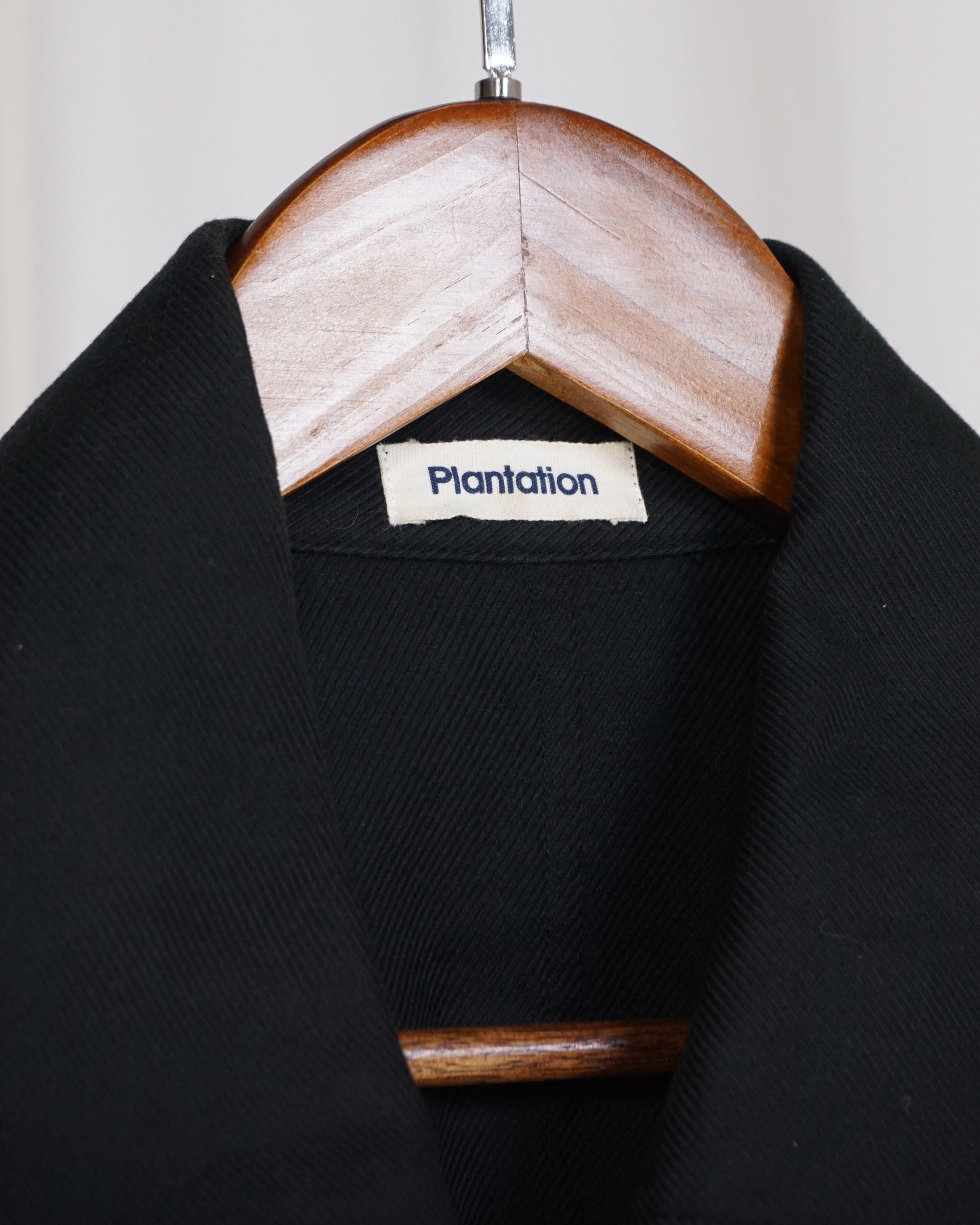 PLANTATION Black Toggle Work Jacket c.Late 90s