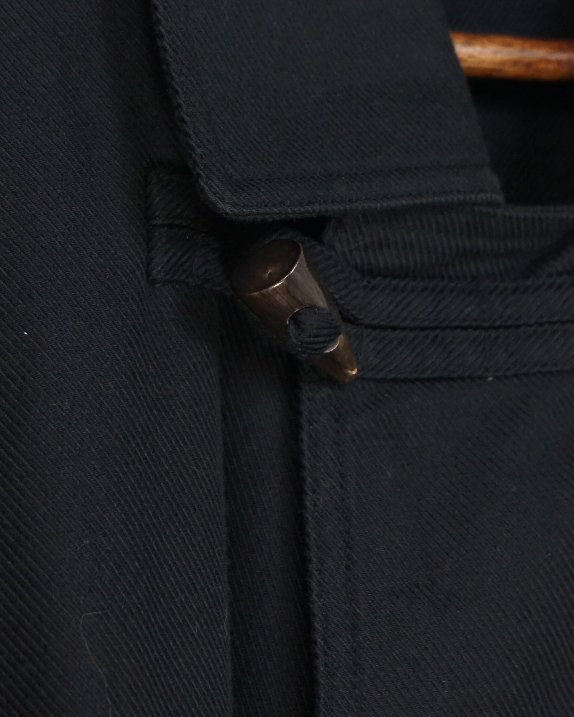 PLANTATION Black Toggle Work Jacket c.Late 90s