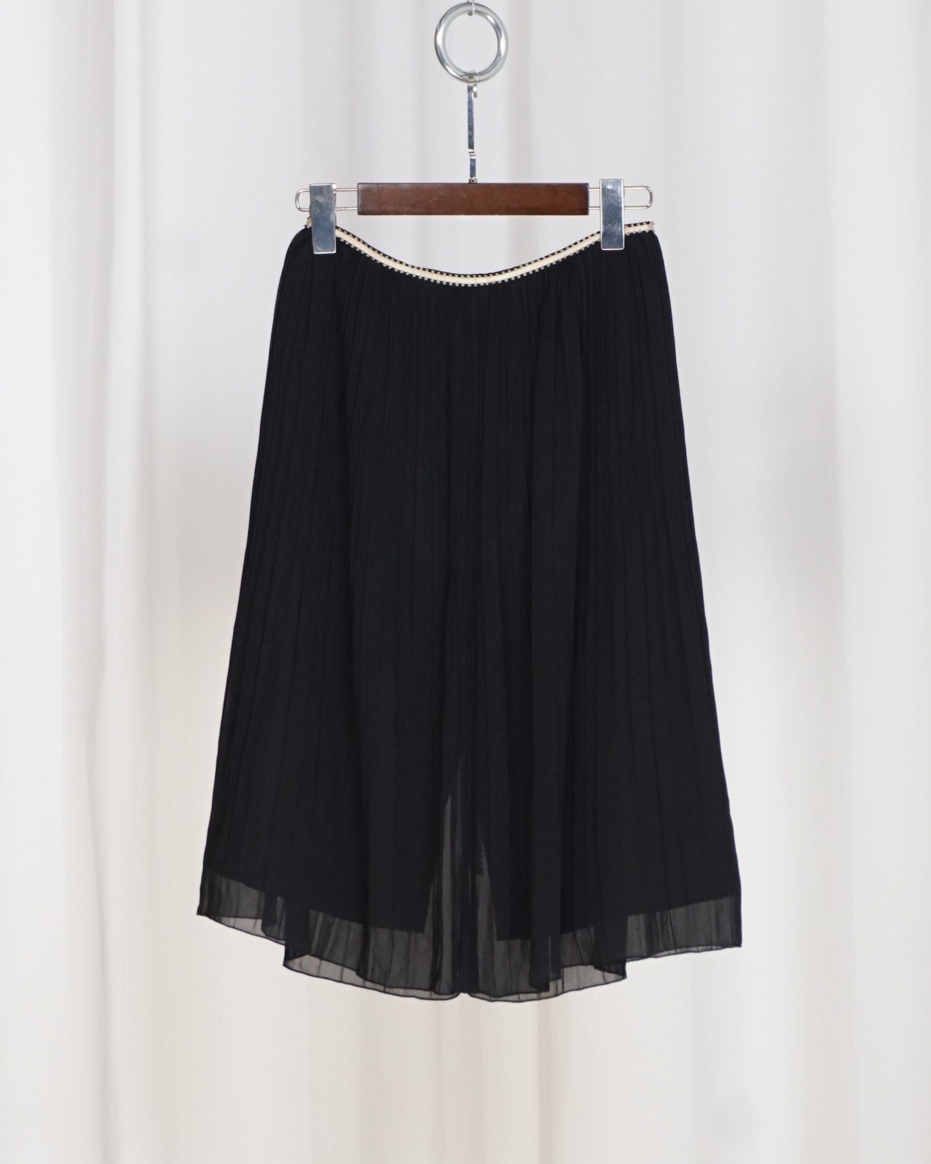 Midi Skirt w/ Mini Pleats