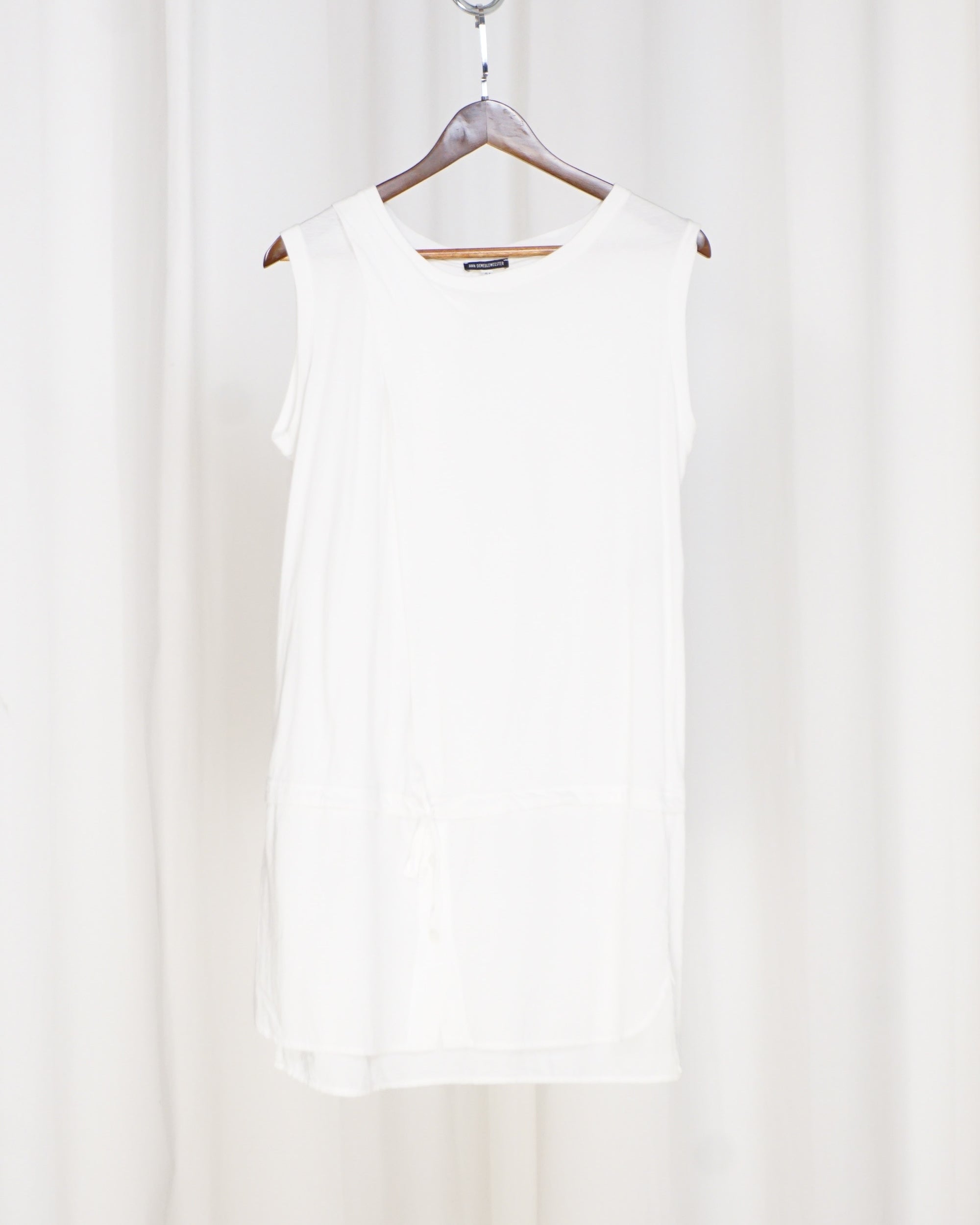 ANN DEMEULEMEESTER Layered Drawstring Tunic