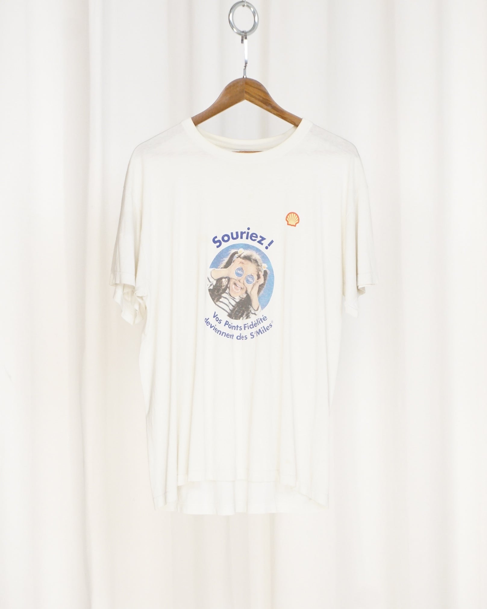 SHELL French Vintage 90s Tee