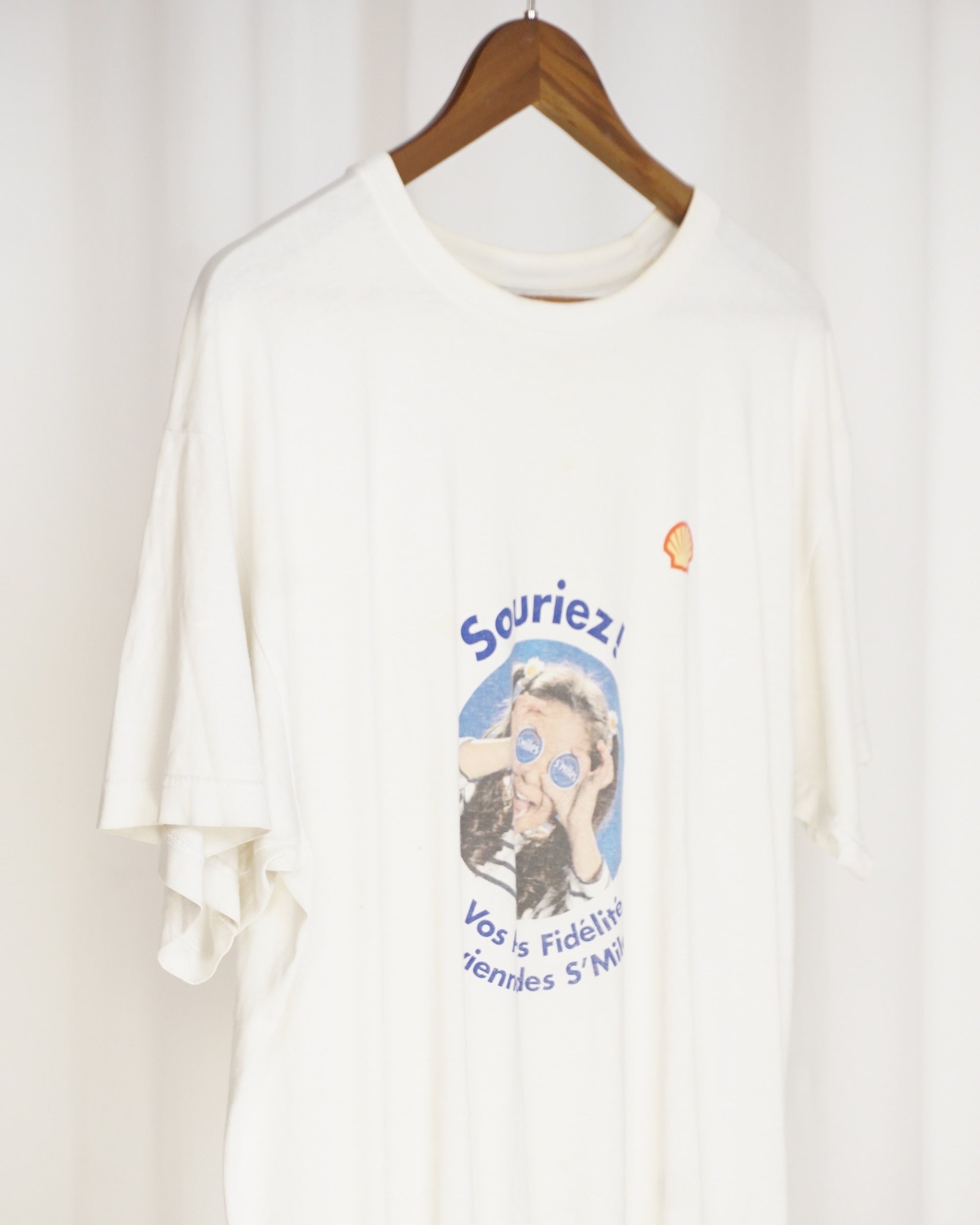 SHELL French Vintage 90s Tee
