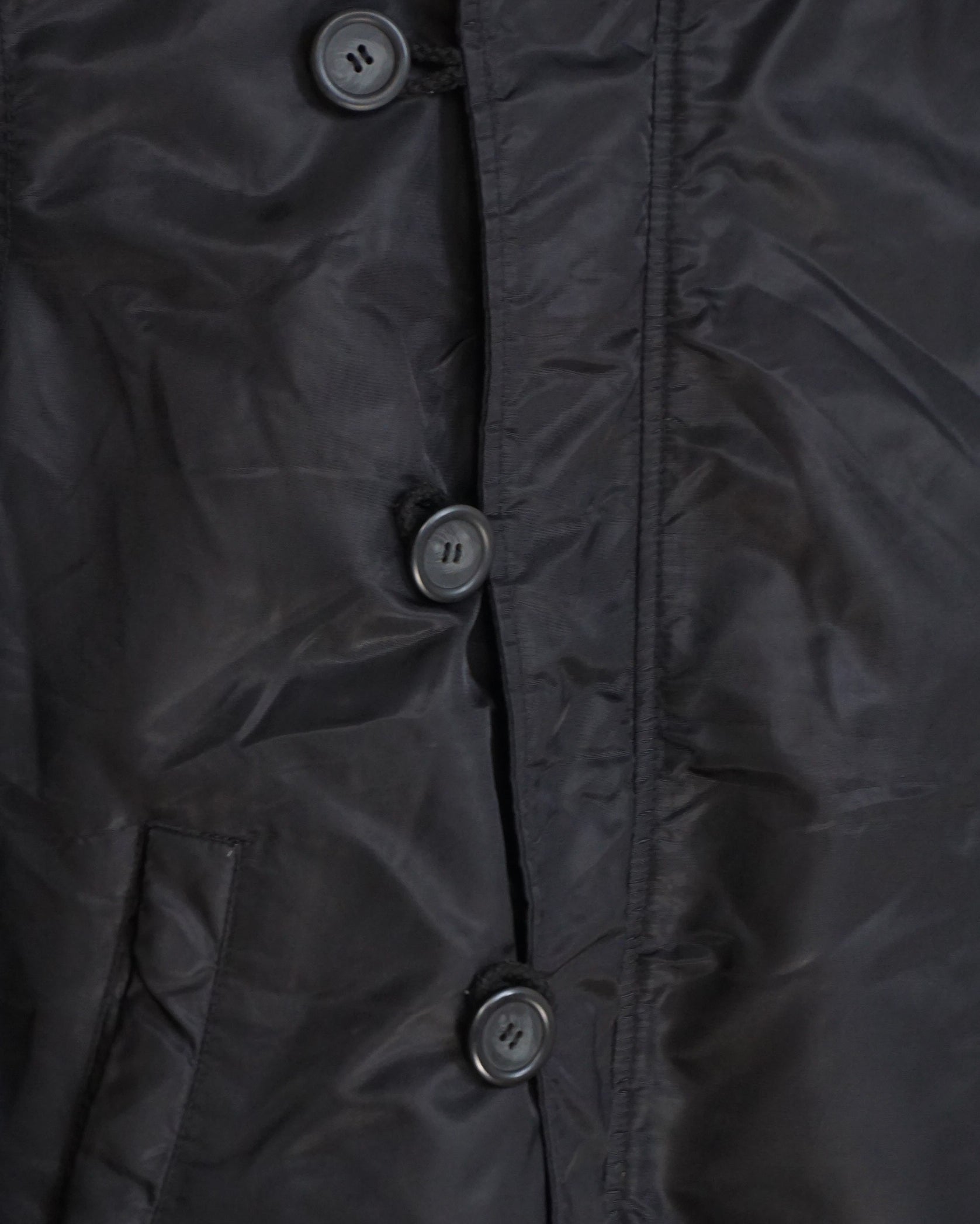 COLZA Black Hooded Bomber Jacket