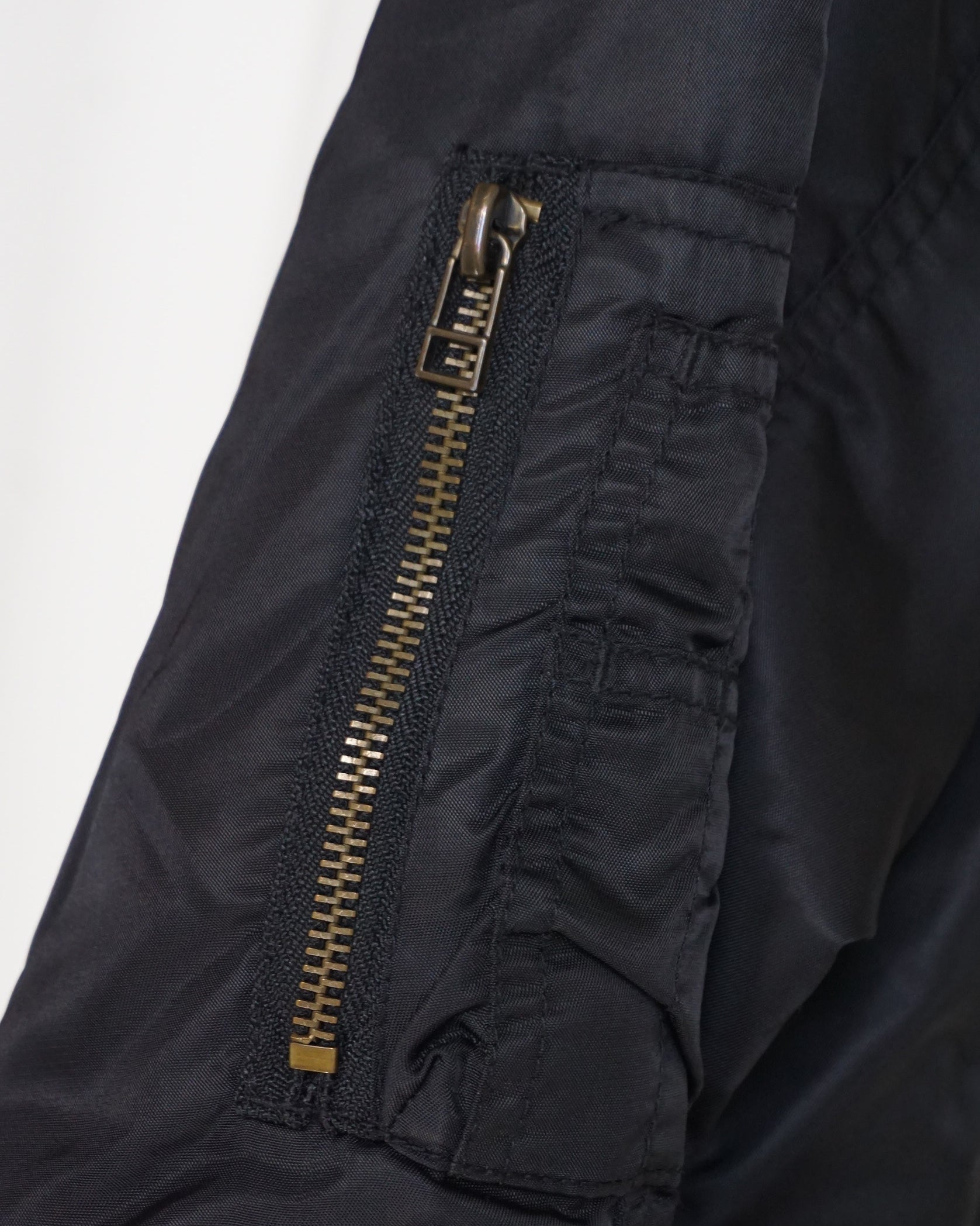 COLZA Black Hooded Bomber Jacket