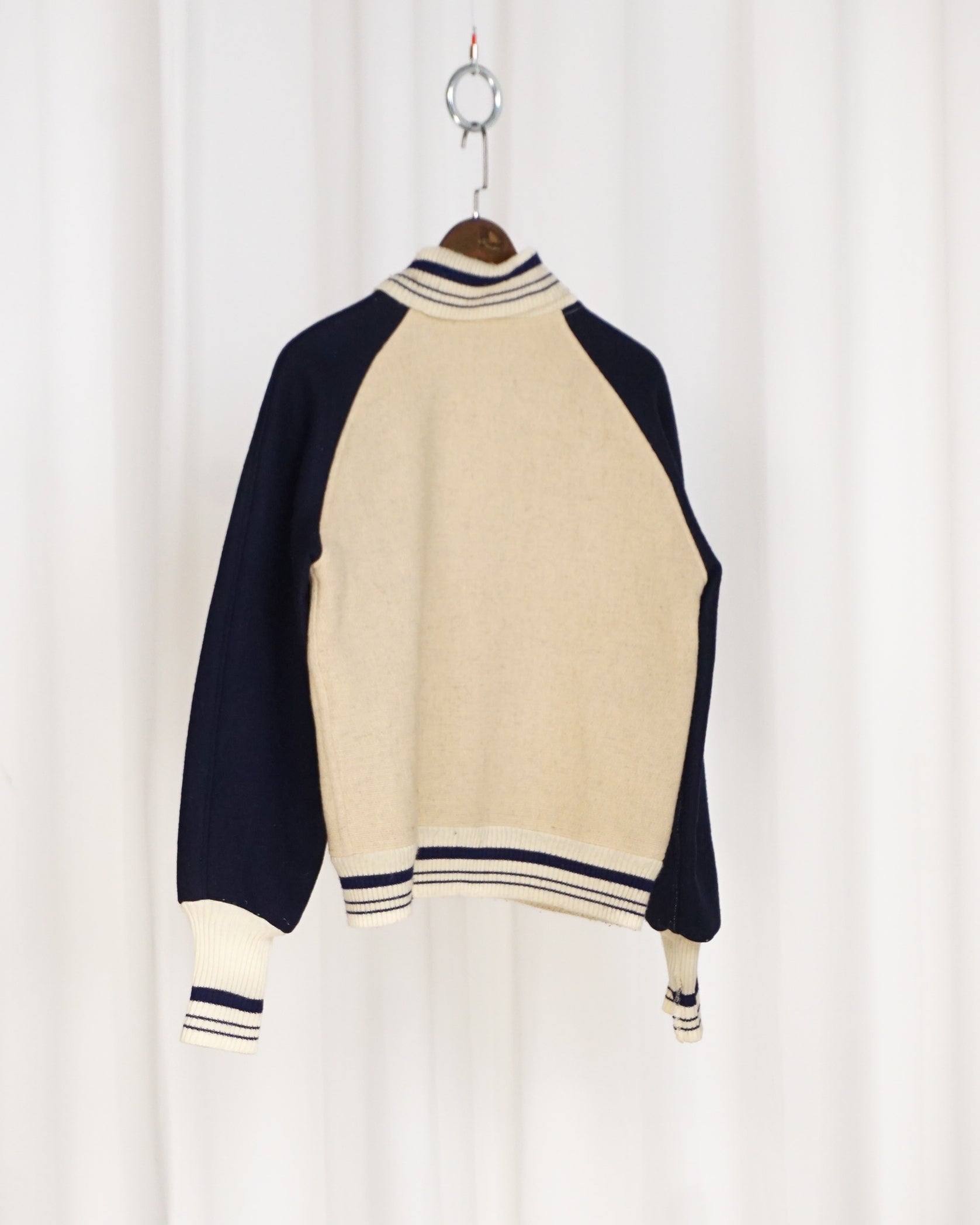 FUNDAMENTAL USA Wool Varsity Jacket c.Late 70s-Early 80s - alternate view