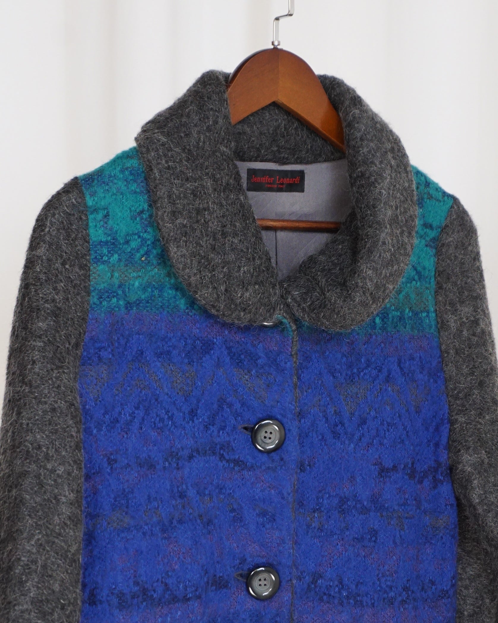 JENNIFER LEONARDI 31% Mohair 30% Wool Jacket - alternate view