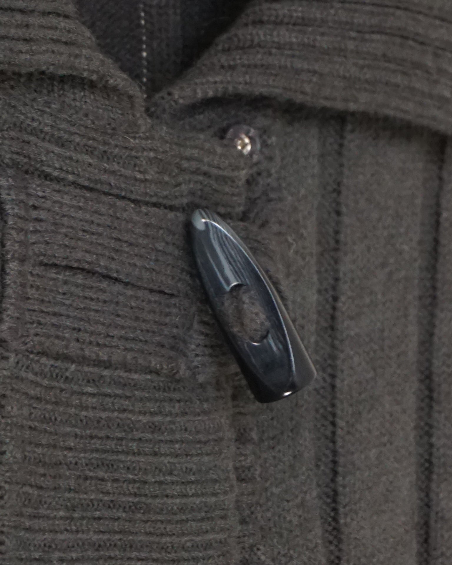 THEORIA Ribbed Knit Grey Wool Jacket