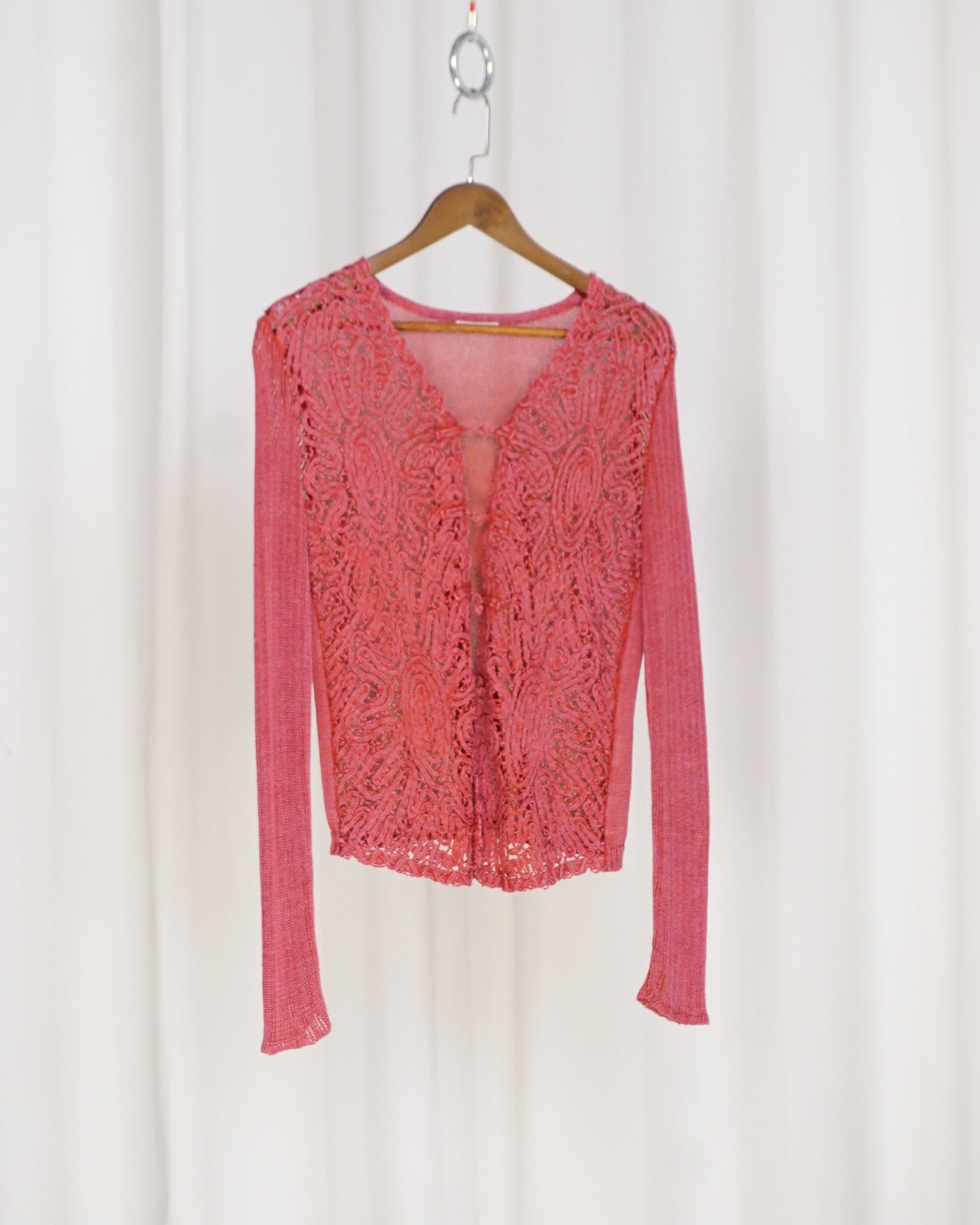 PINORE Hot Pink Cardigan