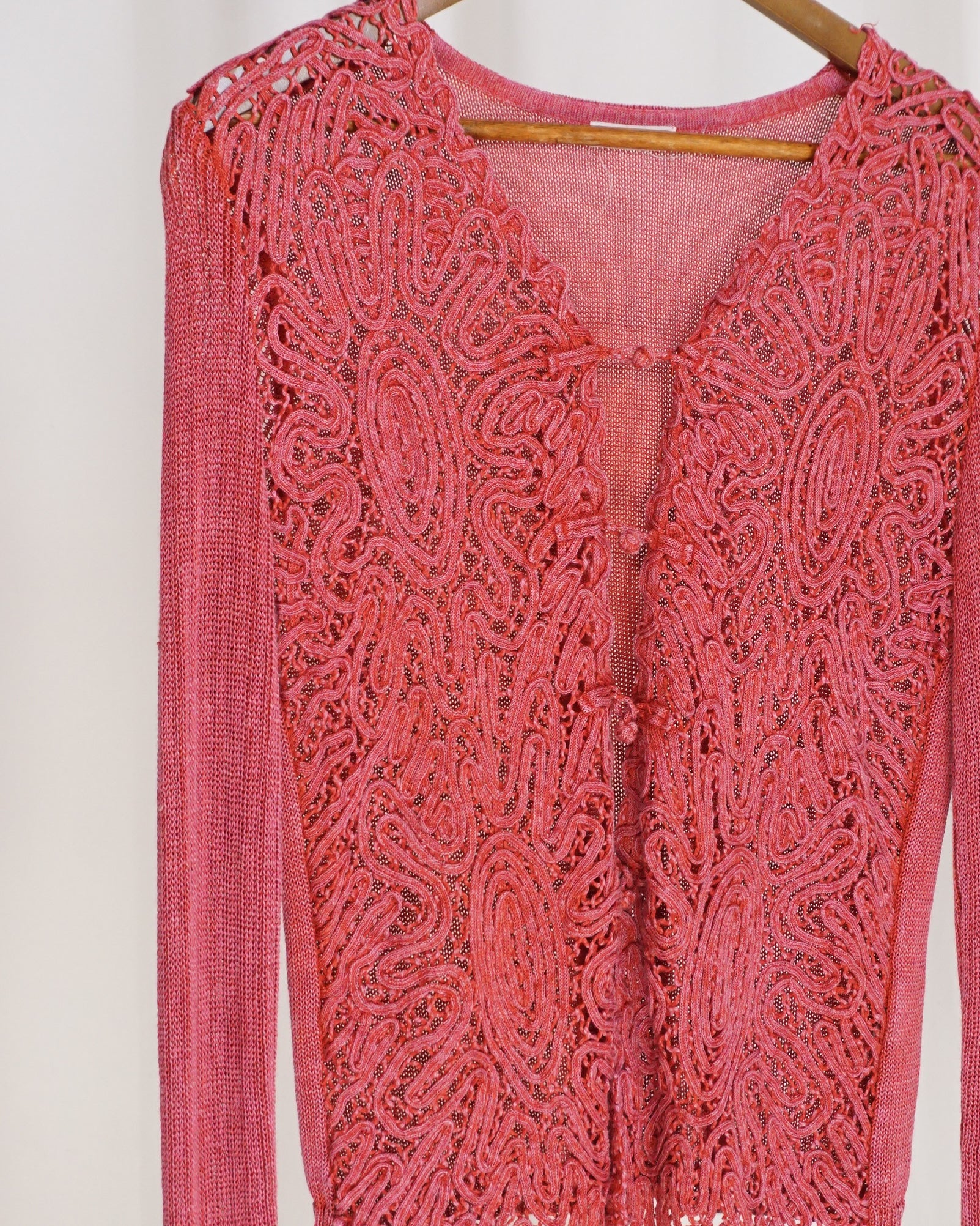 PINORE Hot Pink Cardigan