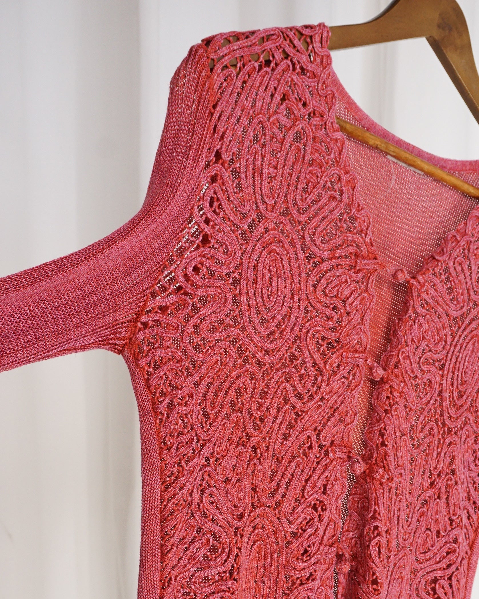 PINORE Hot Pink Cardigan