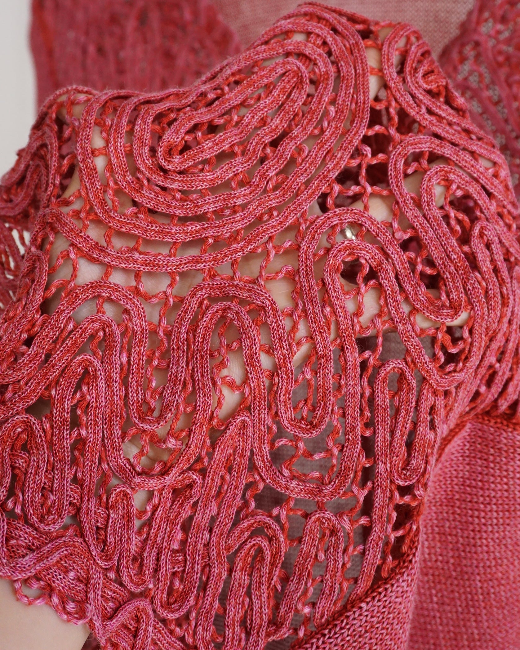 PINORE Hot Pink Cardigan