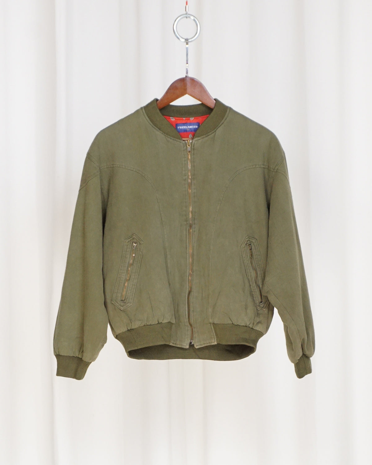 FREELANCER Green Cotton Jacket