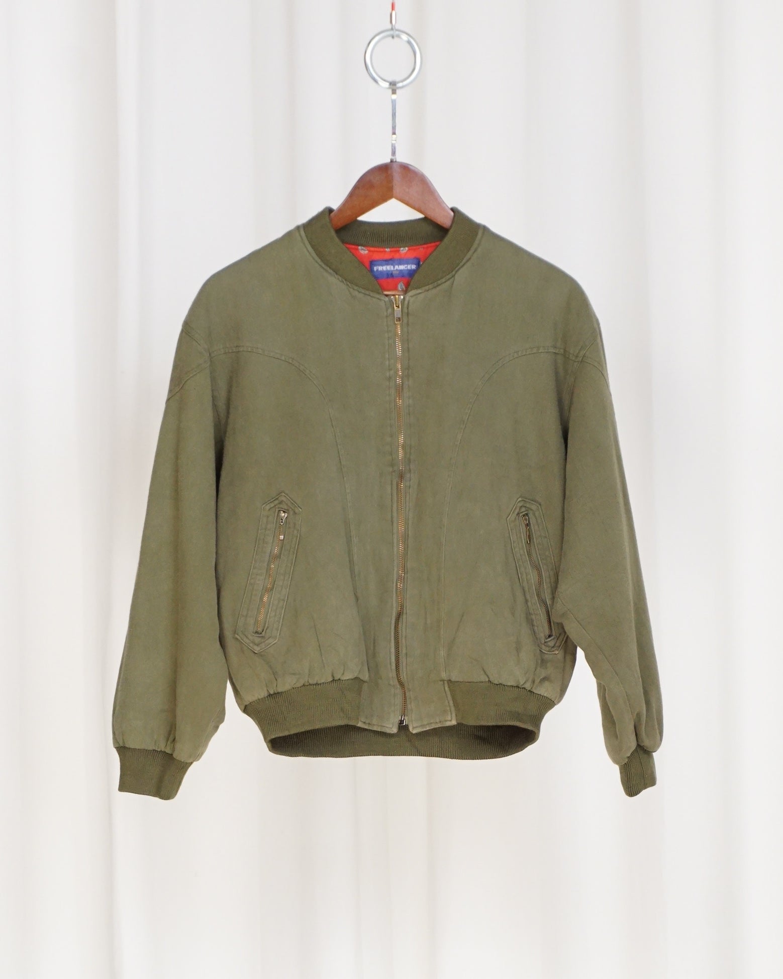 FREELANCER Green Cotton Jacket