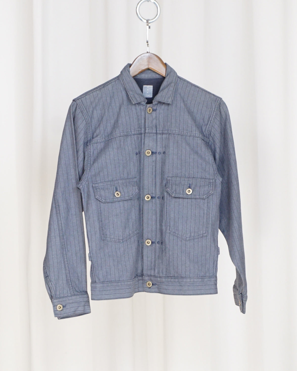 SHIPS Type II Stripe Denim Jacket
