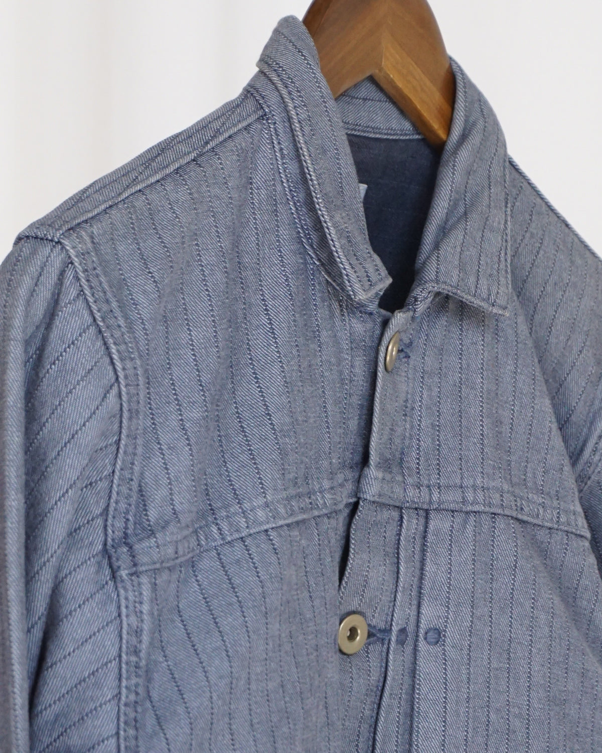 SHIPS Type II Stripe Denim Jacket