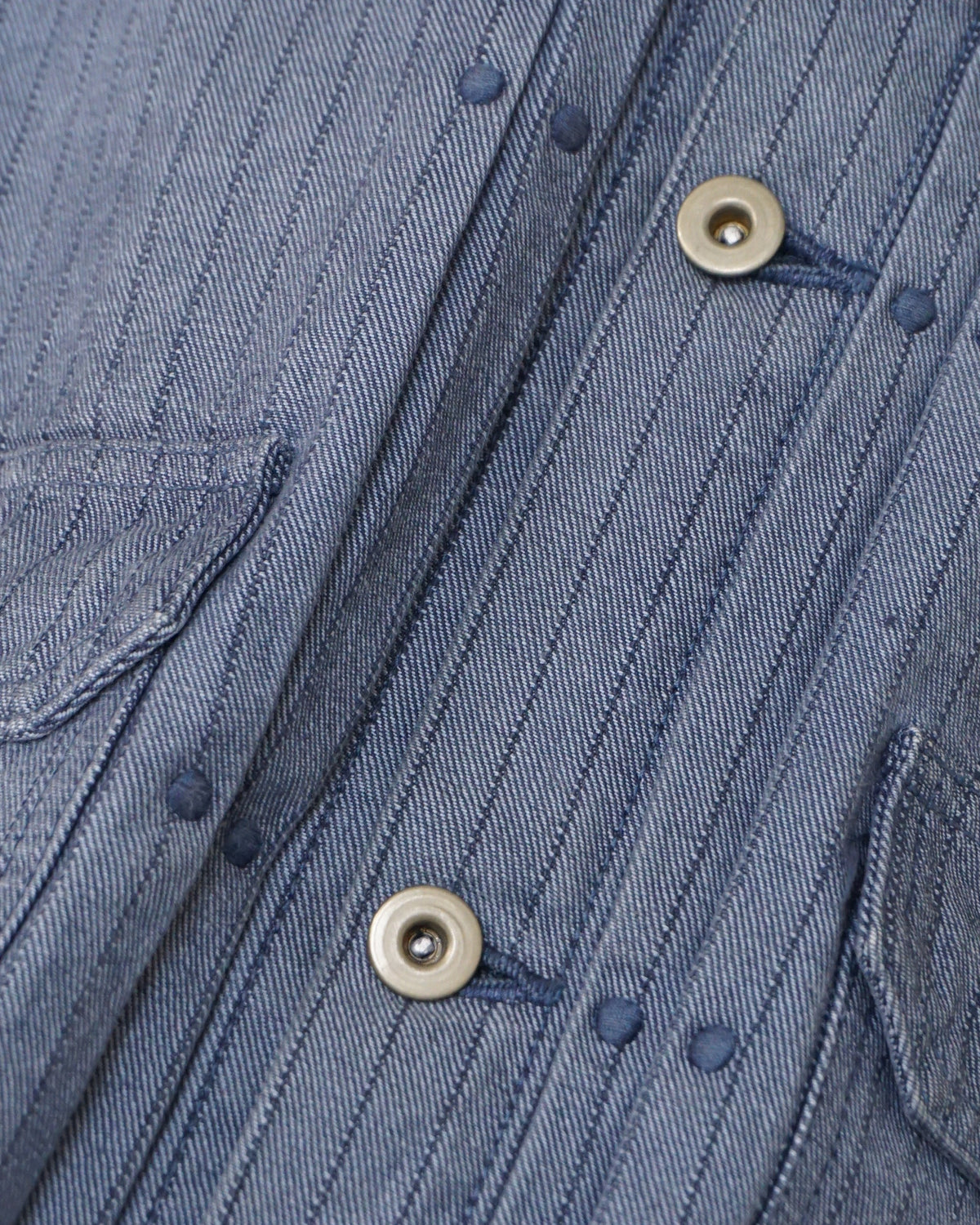 SHIPS Type II Stripe Denim Jacket