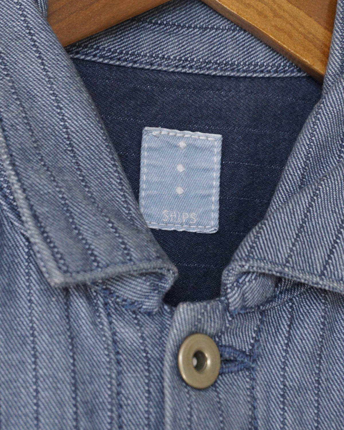 SHIPS Type II Stripe Denim Jacket