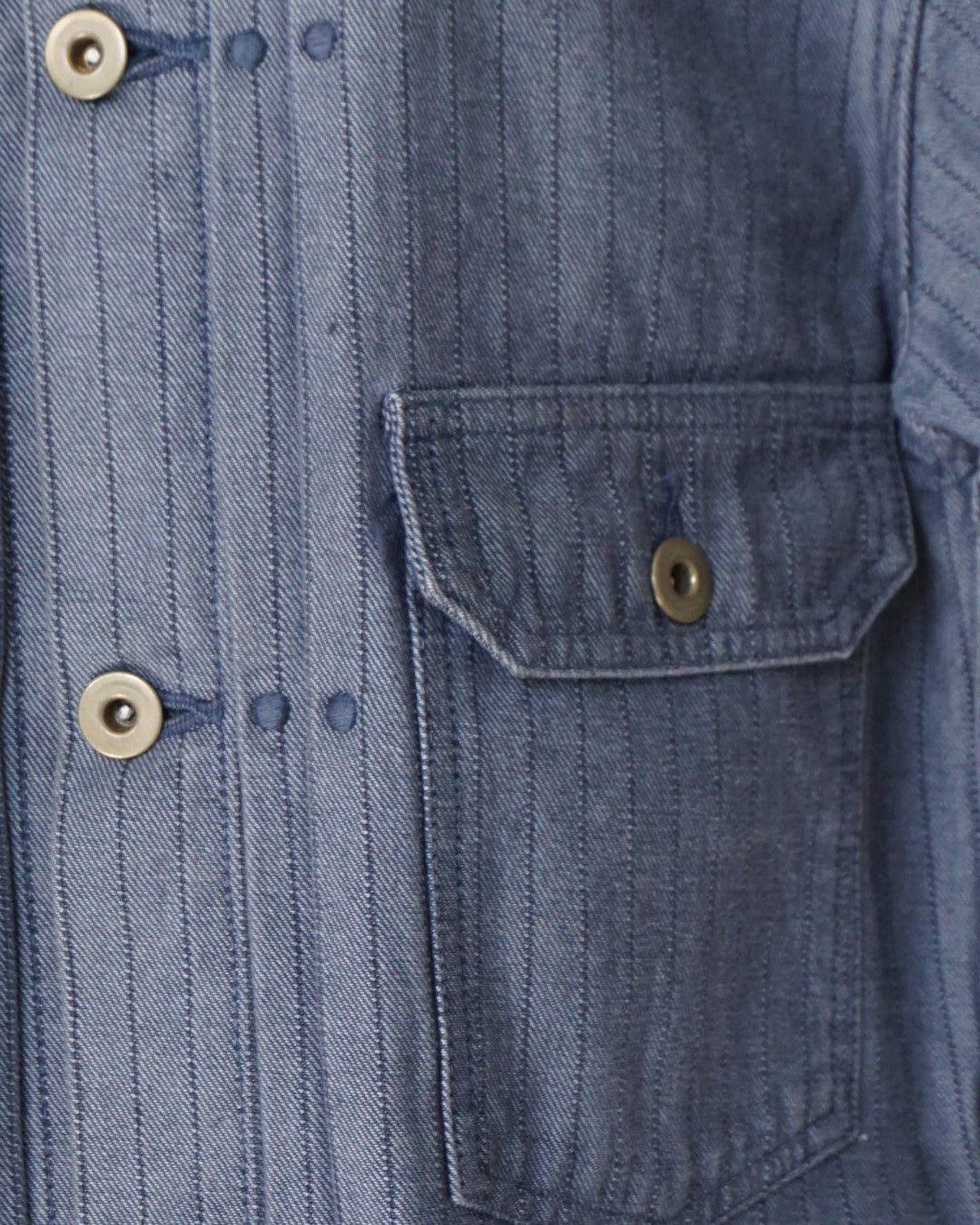 SHIPS Type II Stripe Denim Jacket