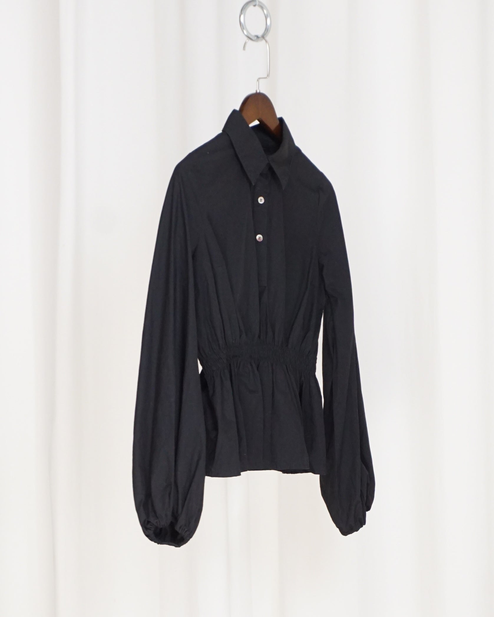 Y'S YOHJI YAMAMOTO Gathered Waist Blouse