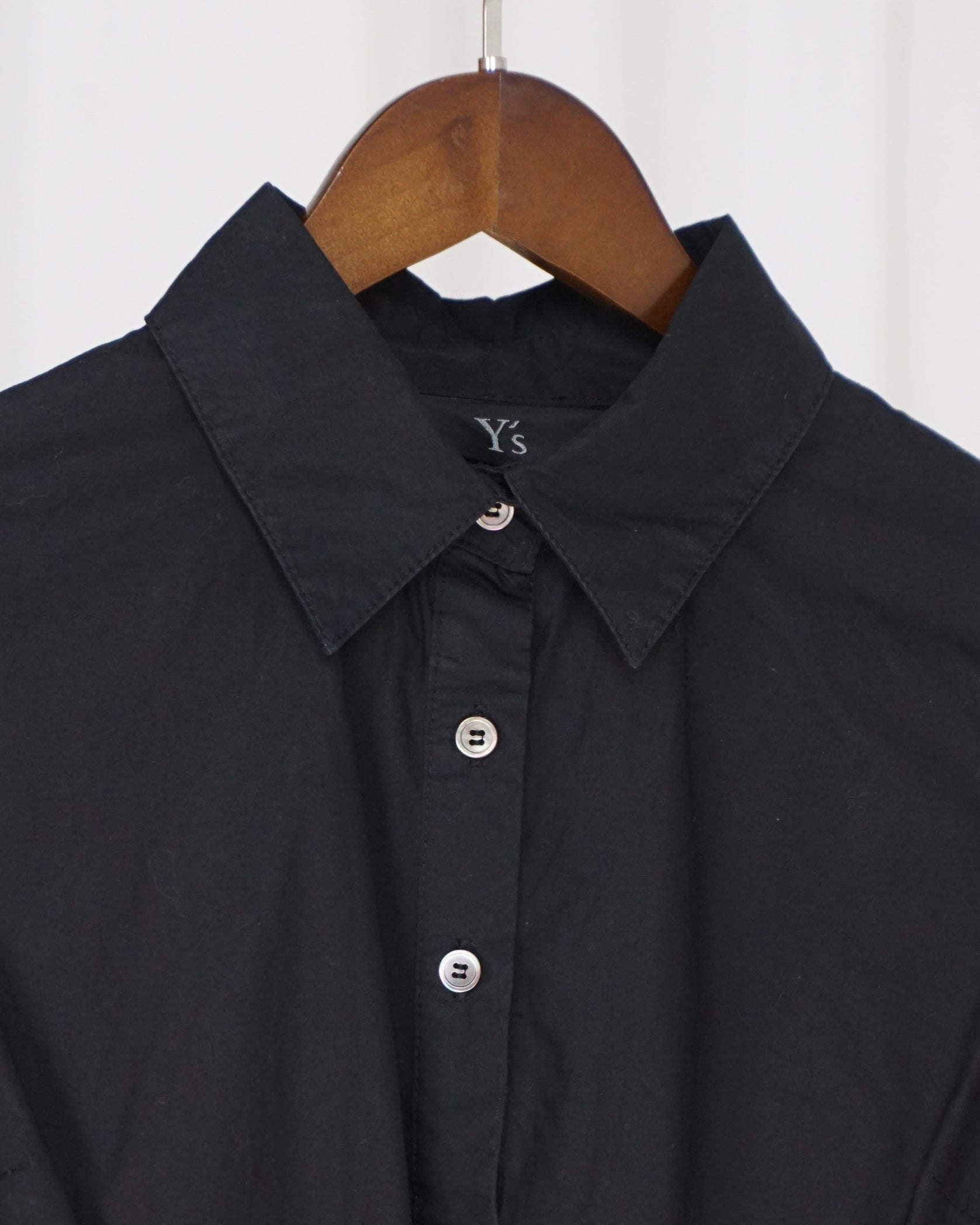 Y'S YOHJI YAMAMOTO Gathered Waist Blouse