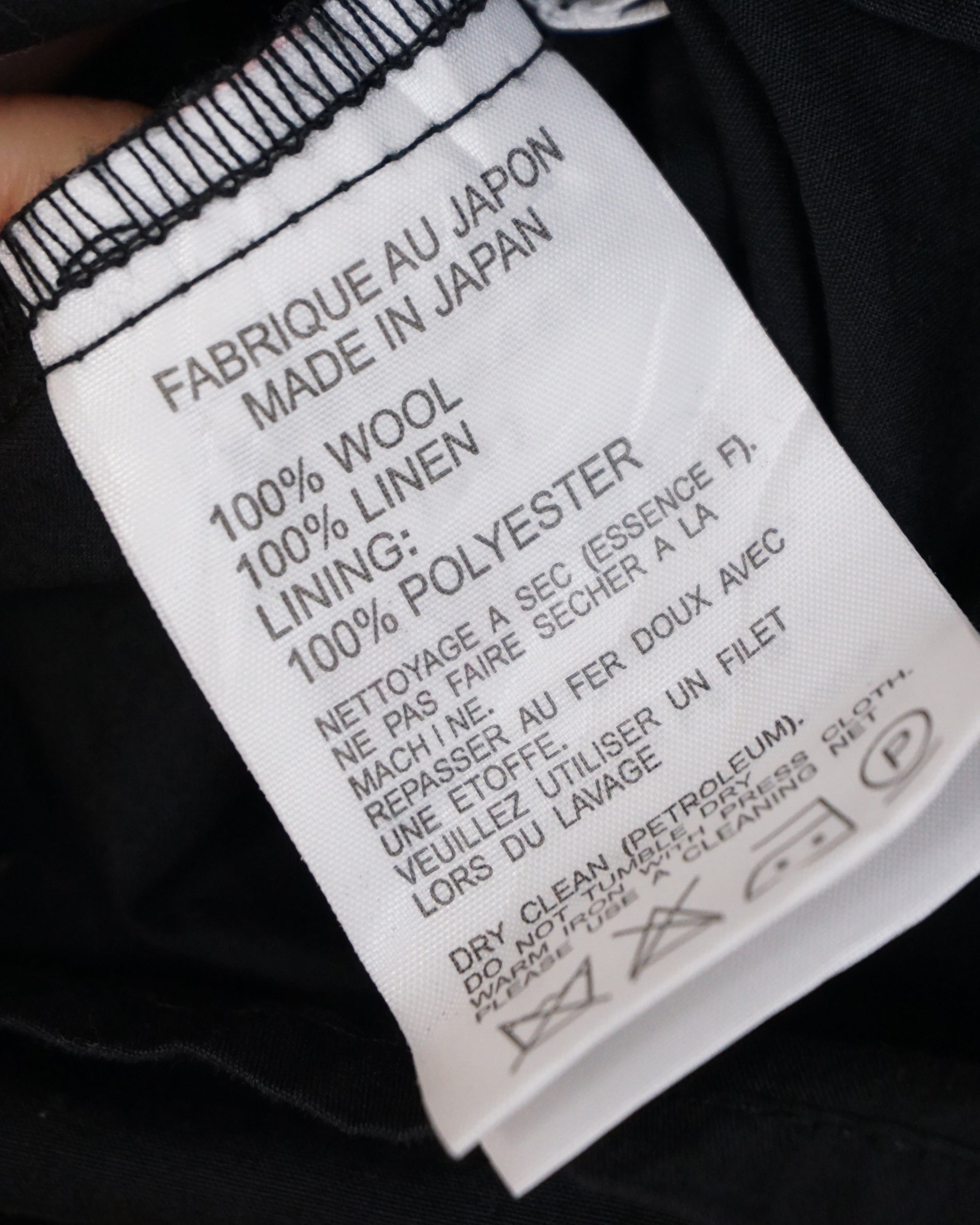 Y'S YOHJI YAMAMOTO Gathered Waist Blouse