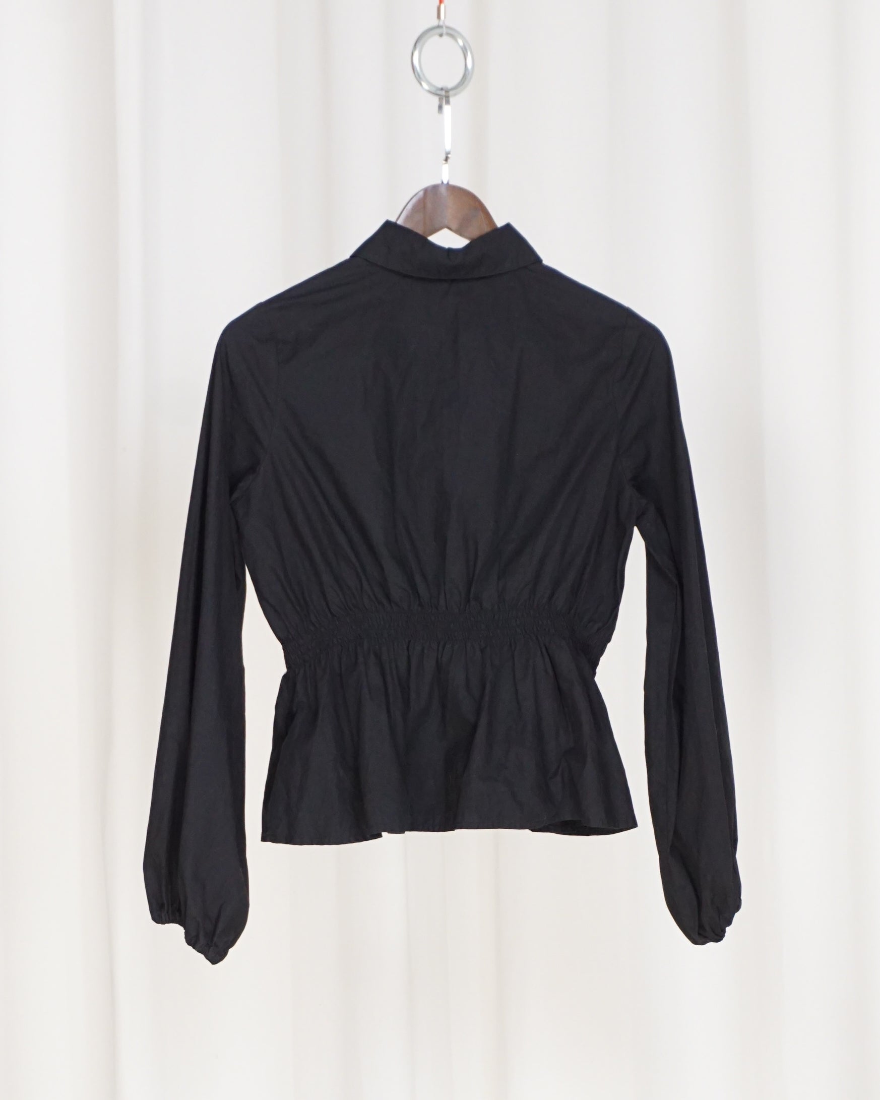 Y'S YOHJI YAMAMOTO Gathered Waist Blouse
