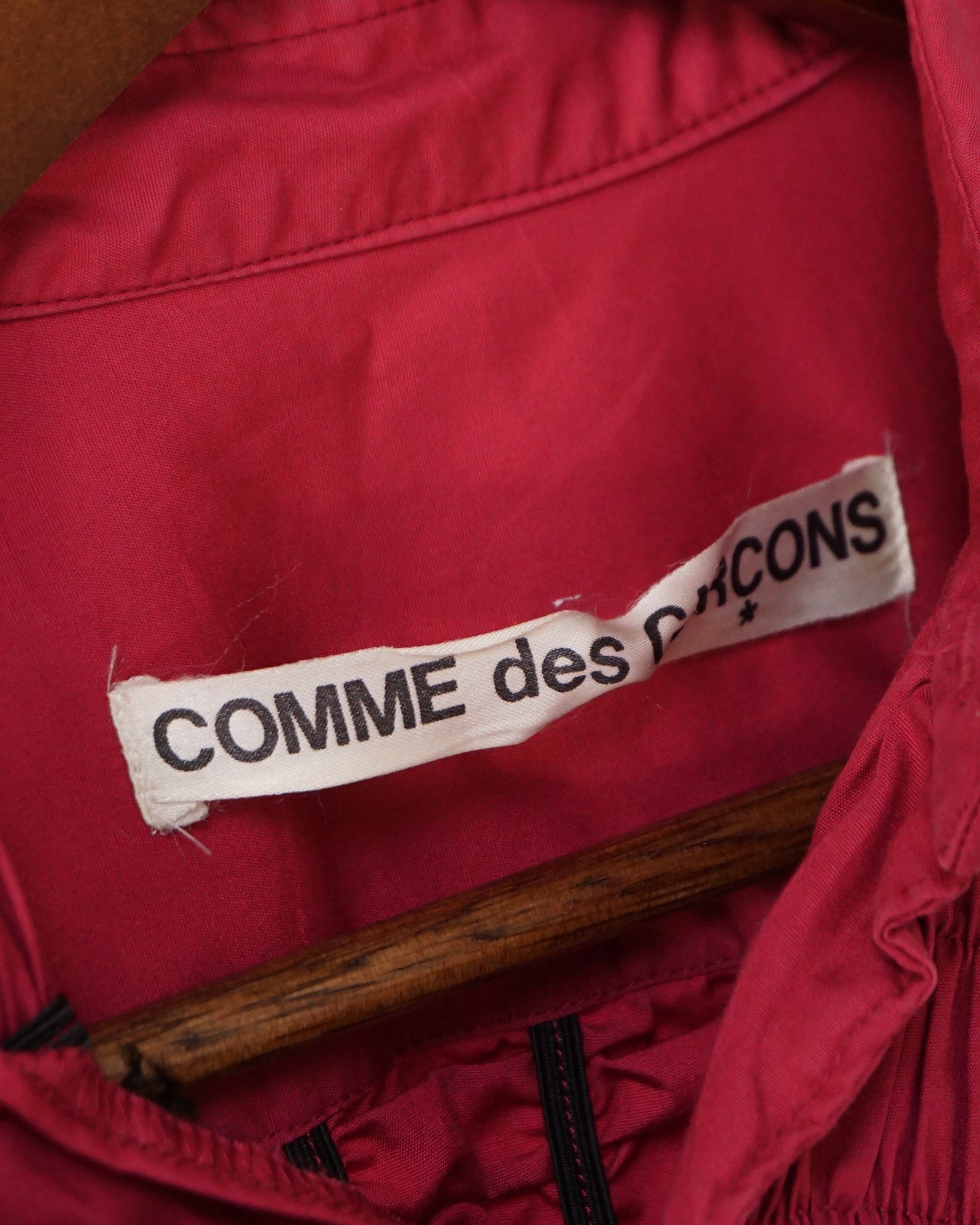COMME DES GARCONS  Shirred Cotton Shirt c.1989