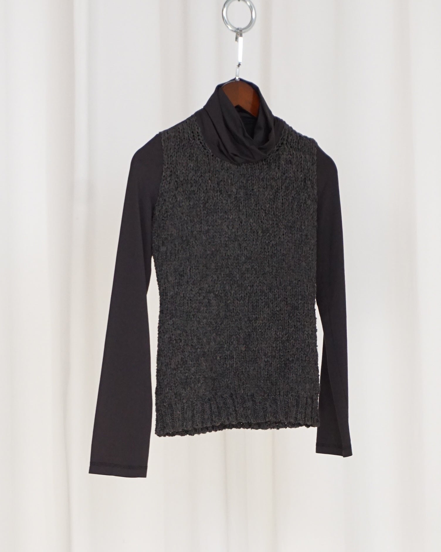 JEAN PAUL GAULTIER Knit Hybrid Long Sleeve