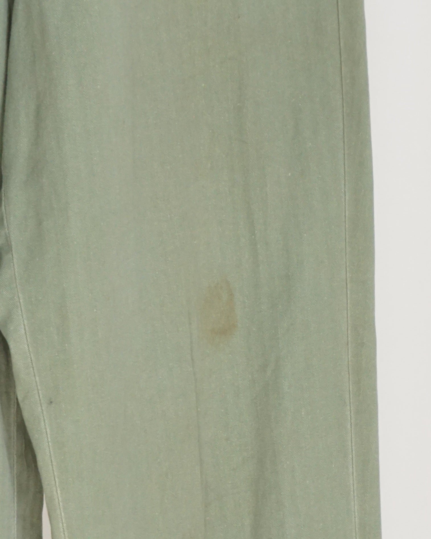 BUGLE BOY Green Harringbone Cinched Waist Pants