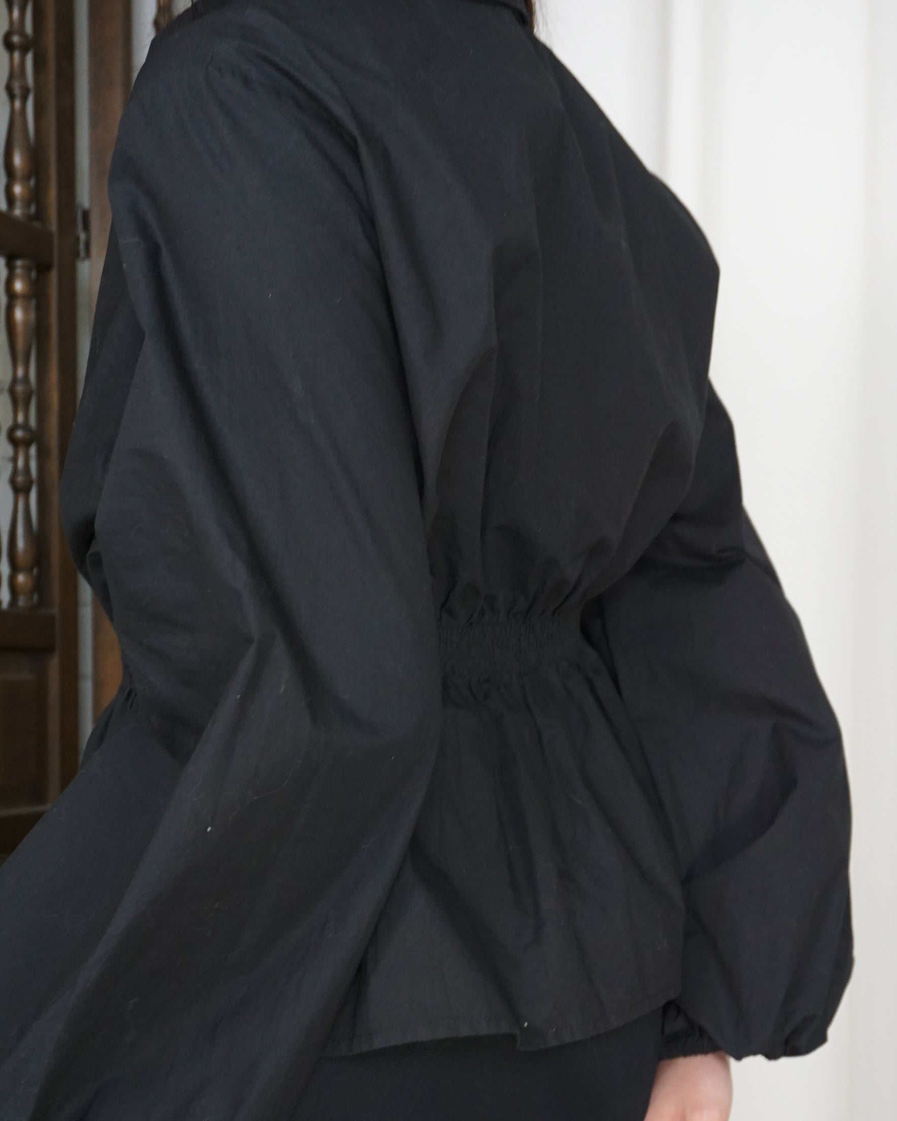 Y'S YOHJI YAMAMOTO Gathered Waist Blouse