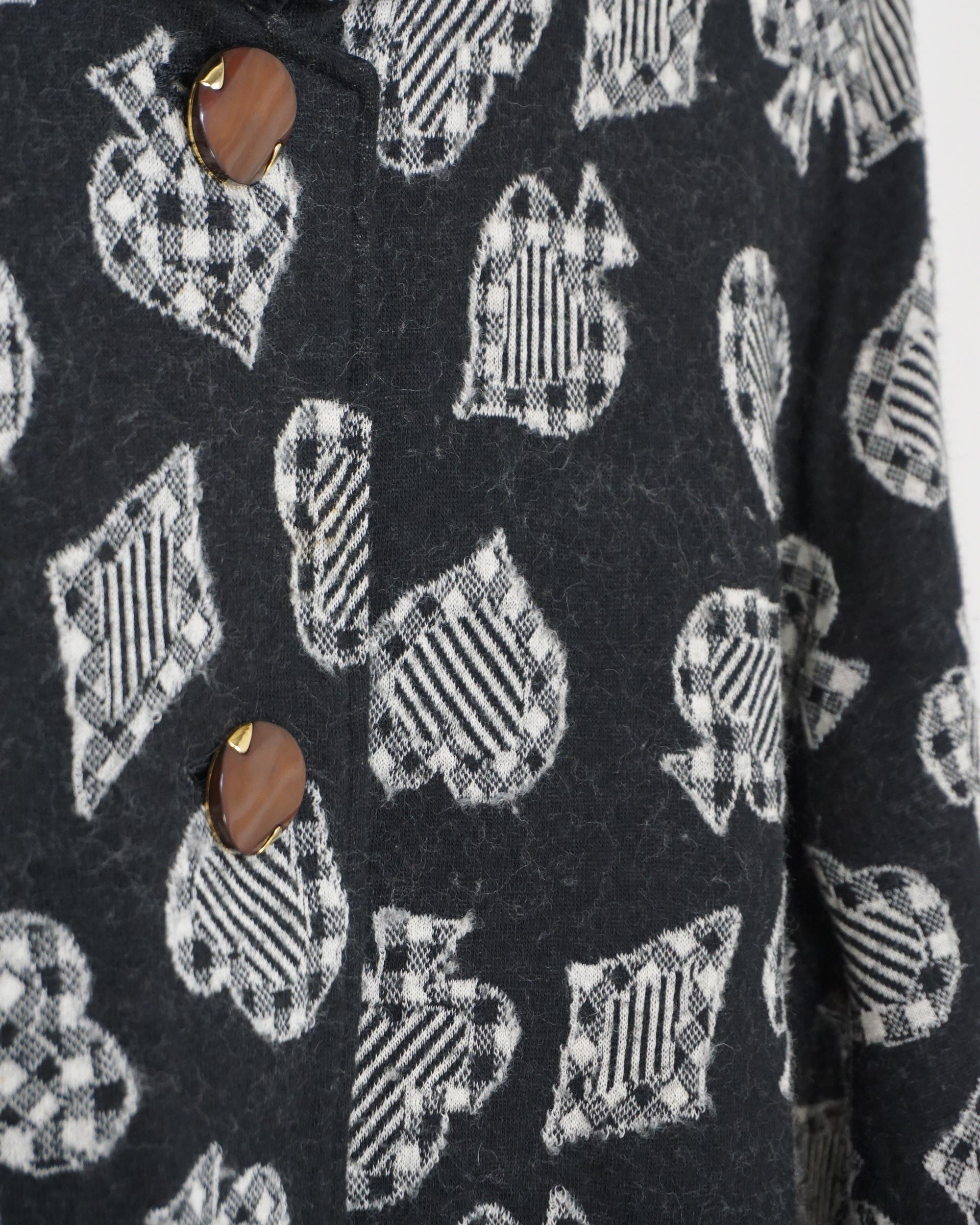 Black Card Suits 47% Wool Jacket