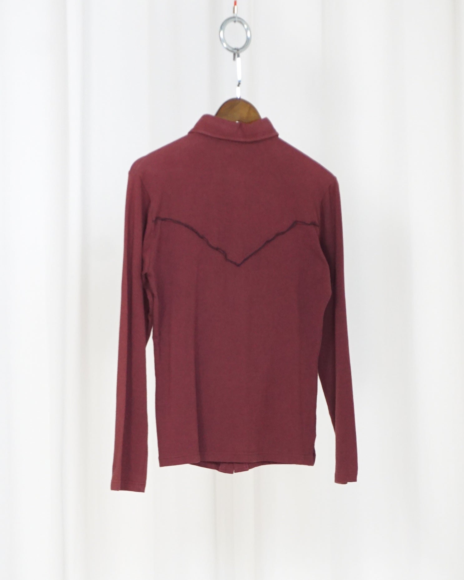 5351 Pour Les Hommes Burgundy Shirt