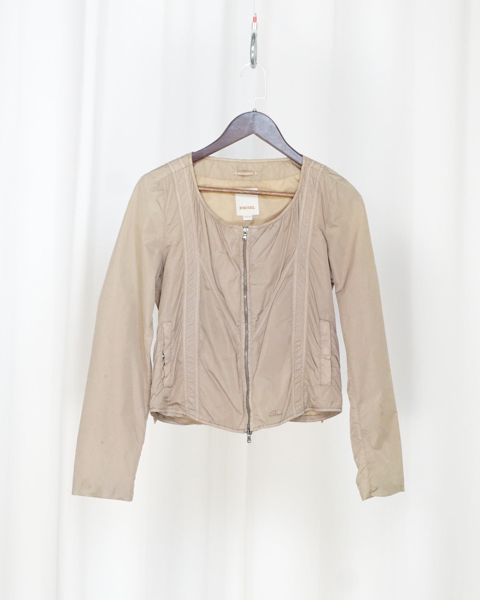 DIESEL Round Neck Zipped Jacket