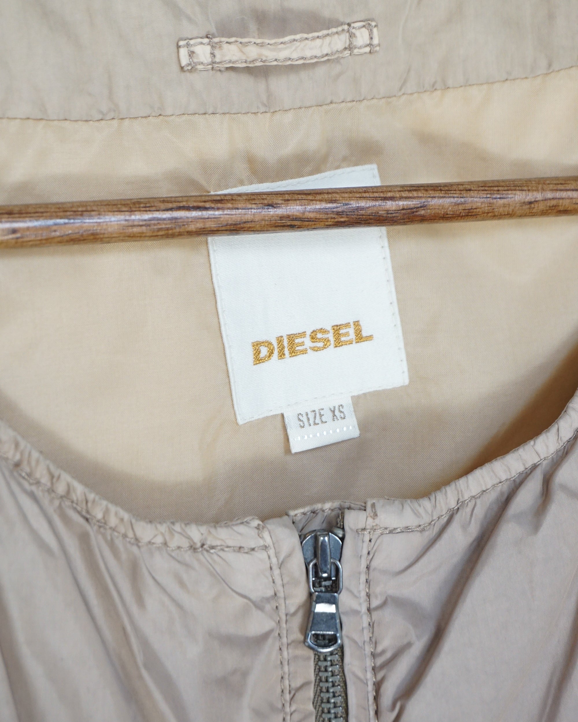 DIESEL Round Neck Zipped Jacket