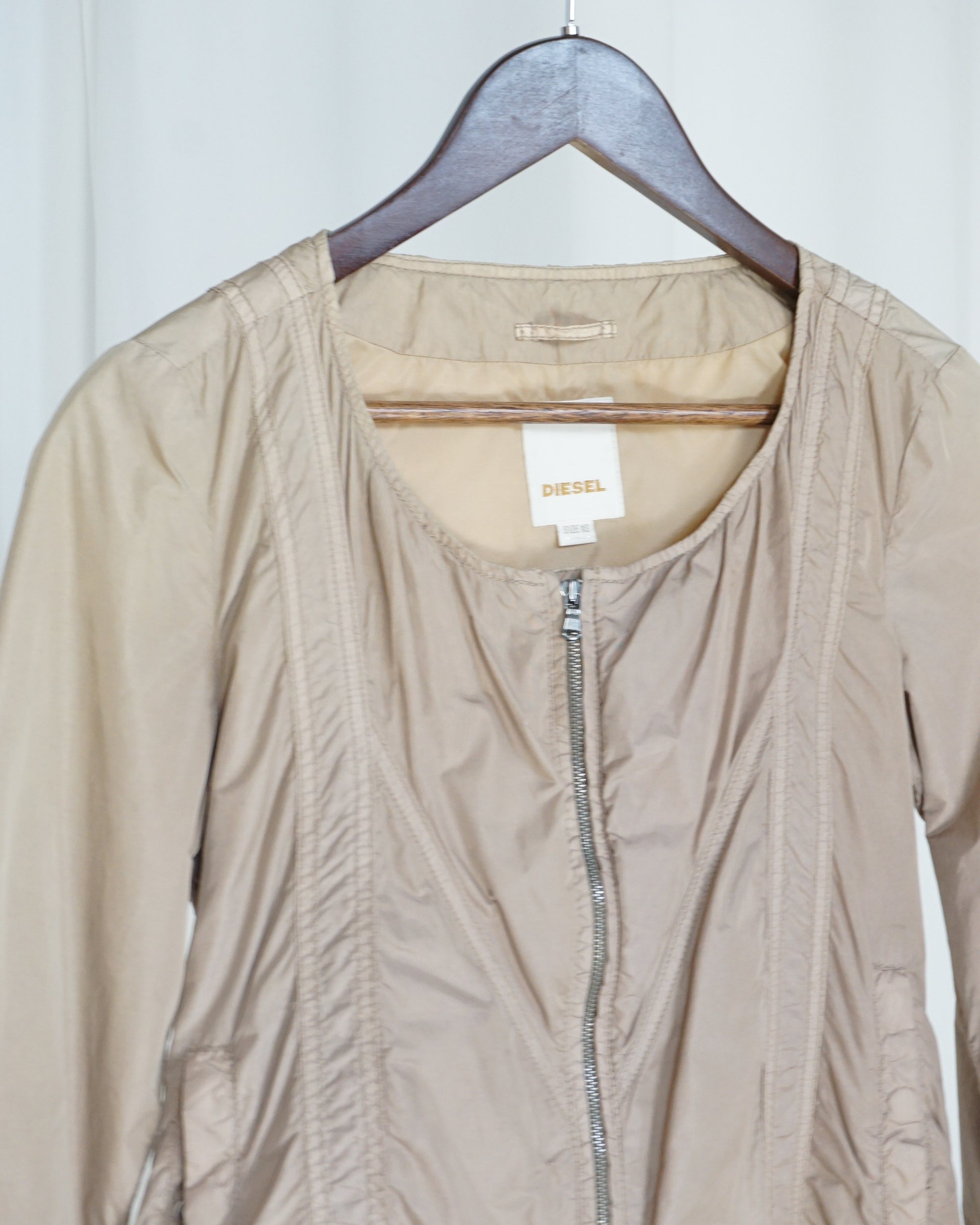 DIESEL Round Neck Zipped Jacket