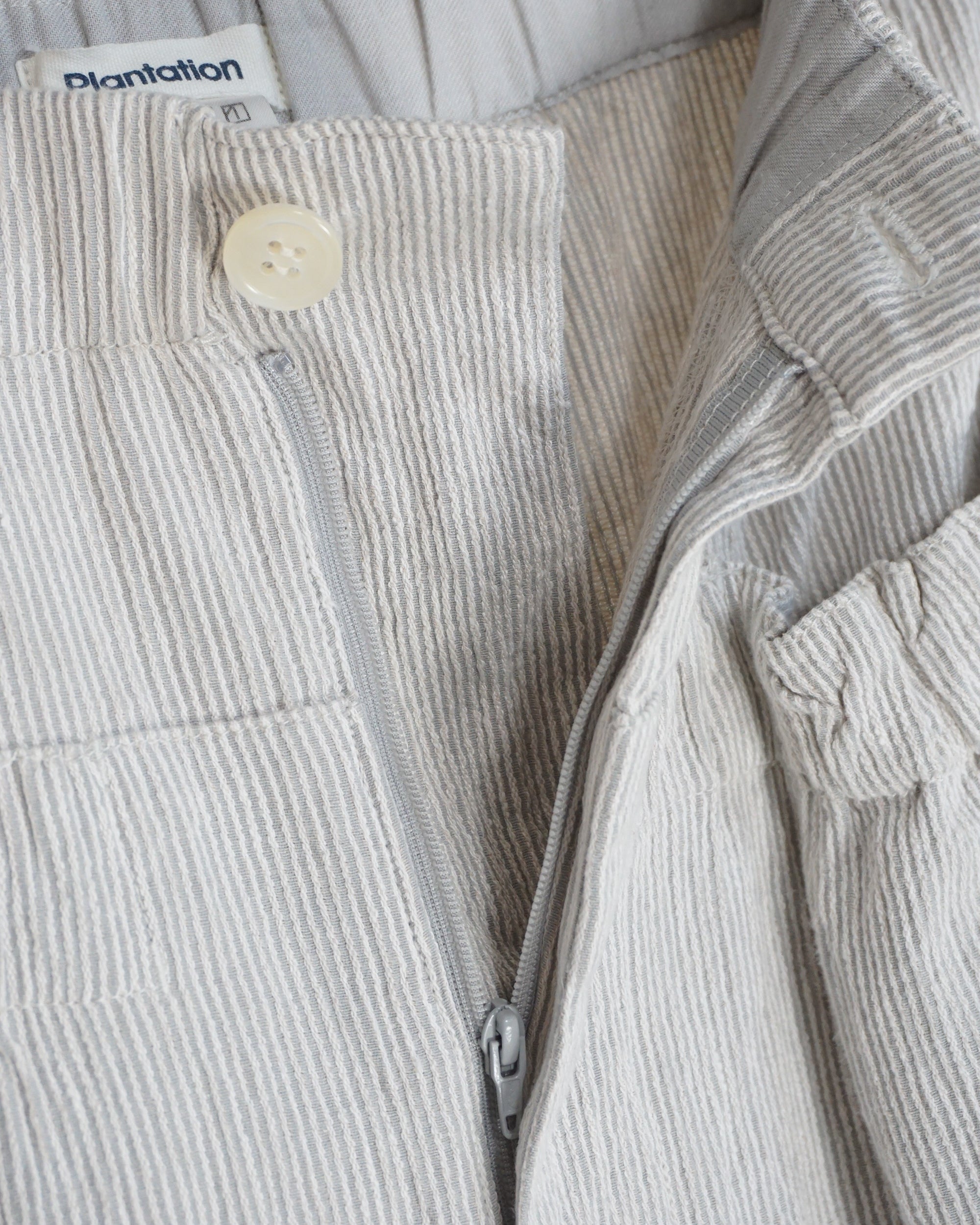 PLANTATION Linen Stripe Wide Pants - alternate view