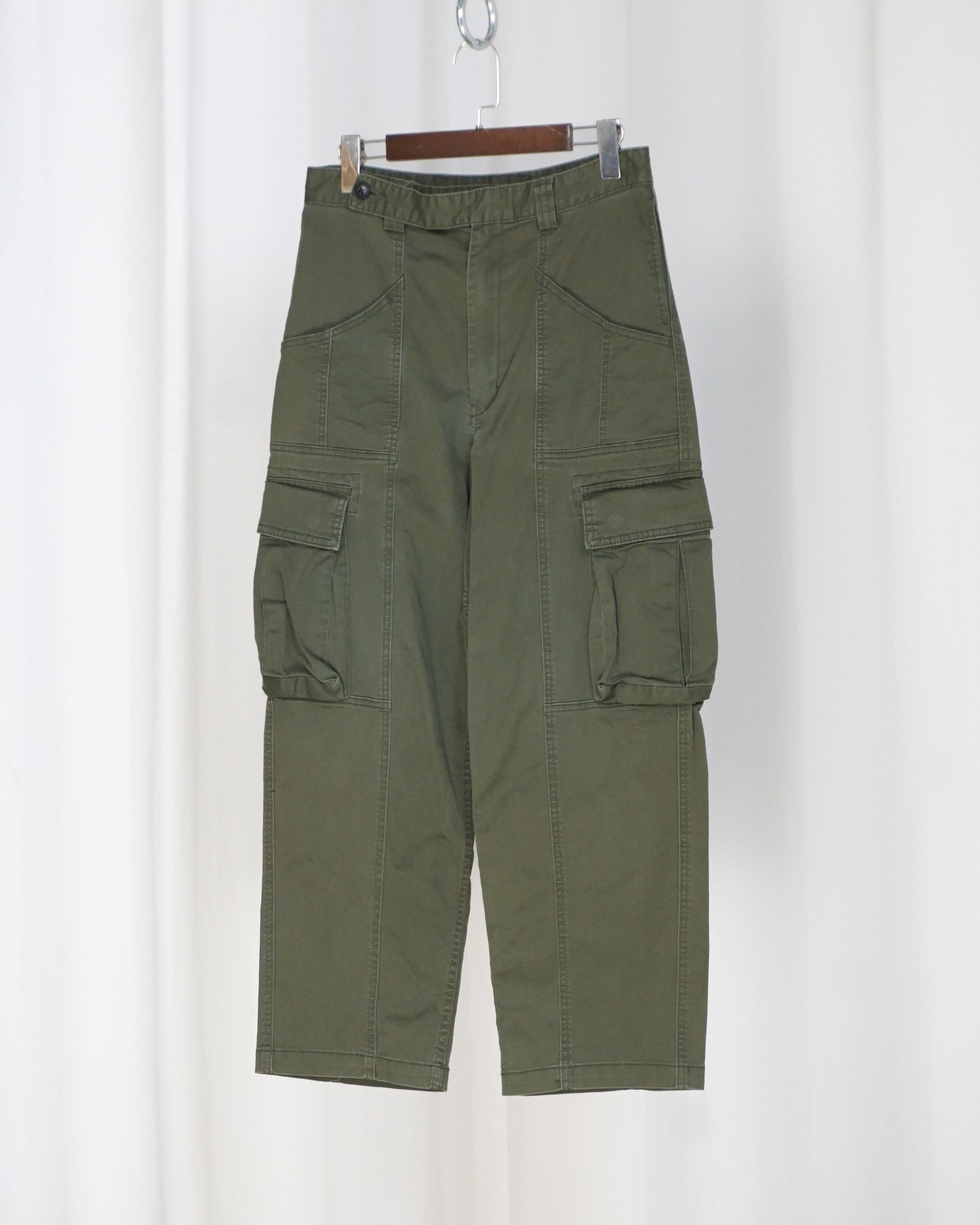 KATHARINE HAMNETT LONDON Green Technical Cargo Trousers c.00s