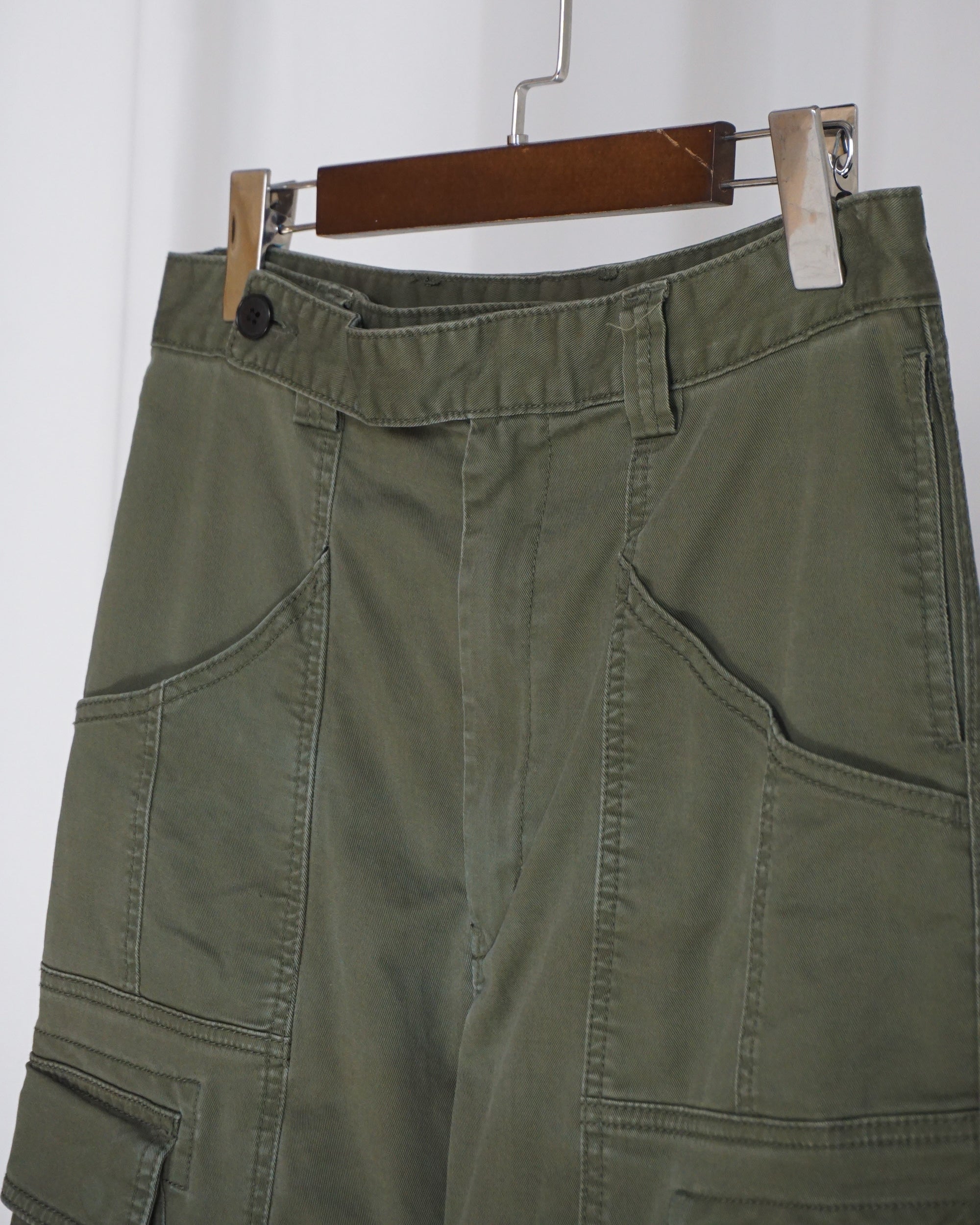 KATHARINE HAMNETT LONDON Green Technical Cargo Trousers c.00s