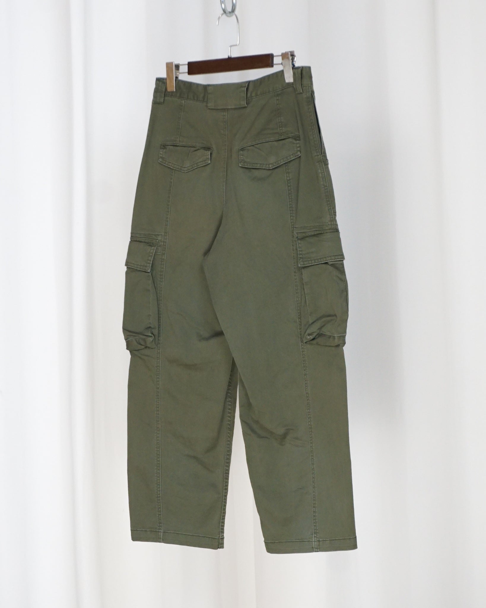 KATHARINE HAMNETT LONDON Green Technical Cargo Trousers c.00s
