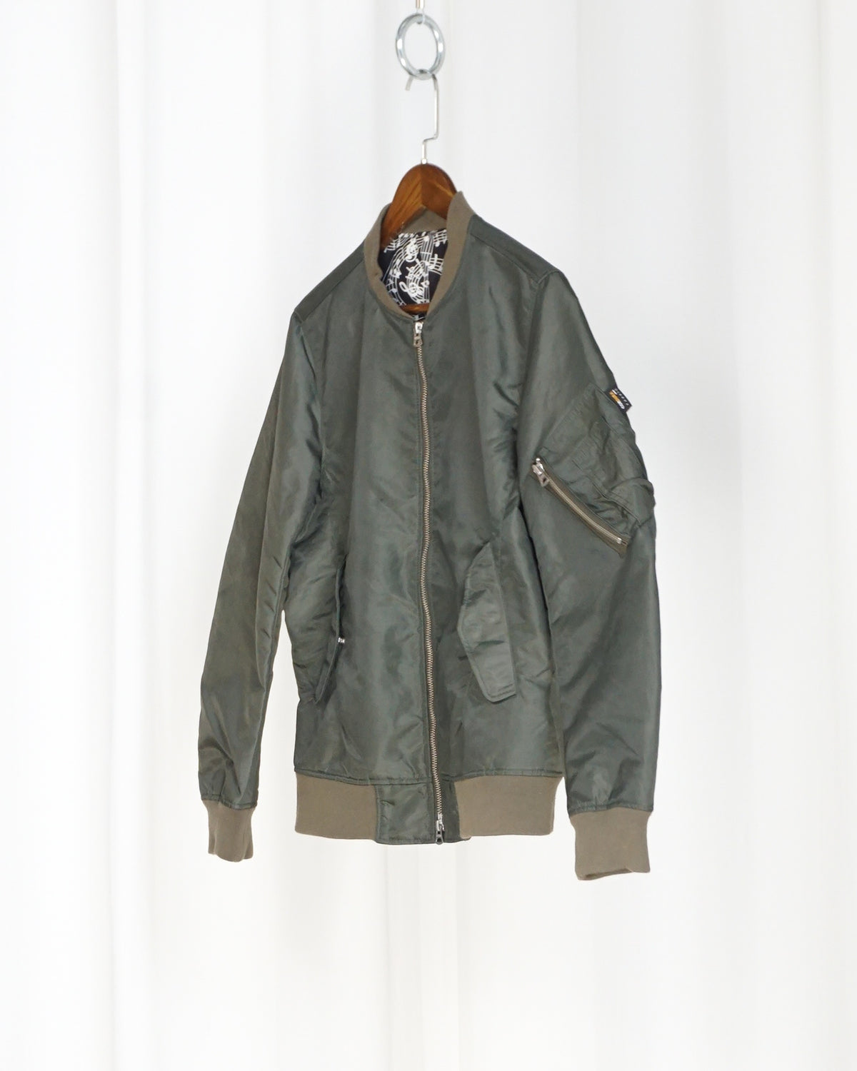 NUMBER (N)INE Green MA-1 Jacket