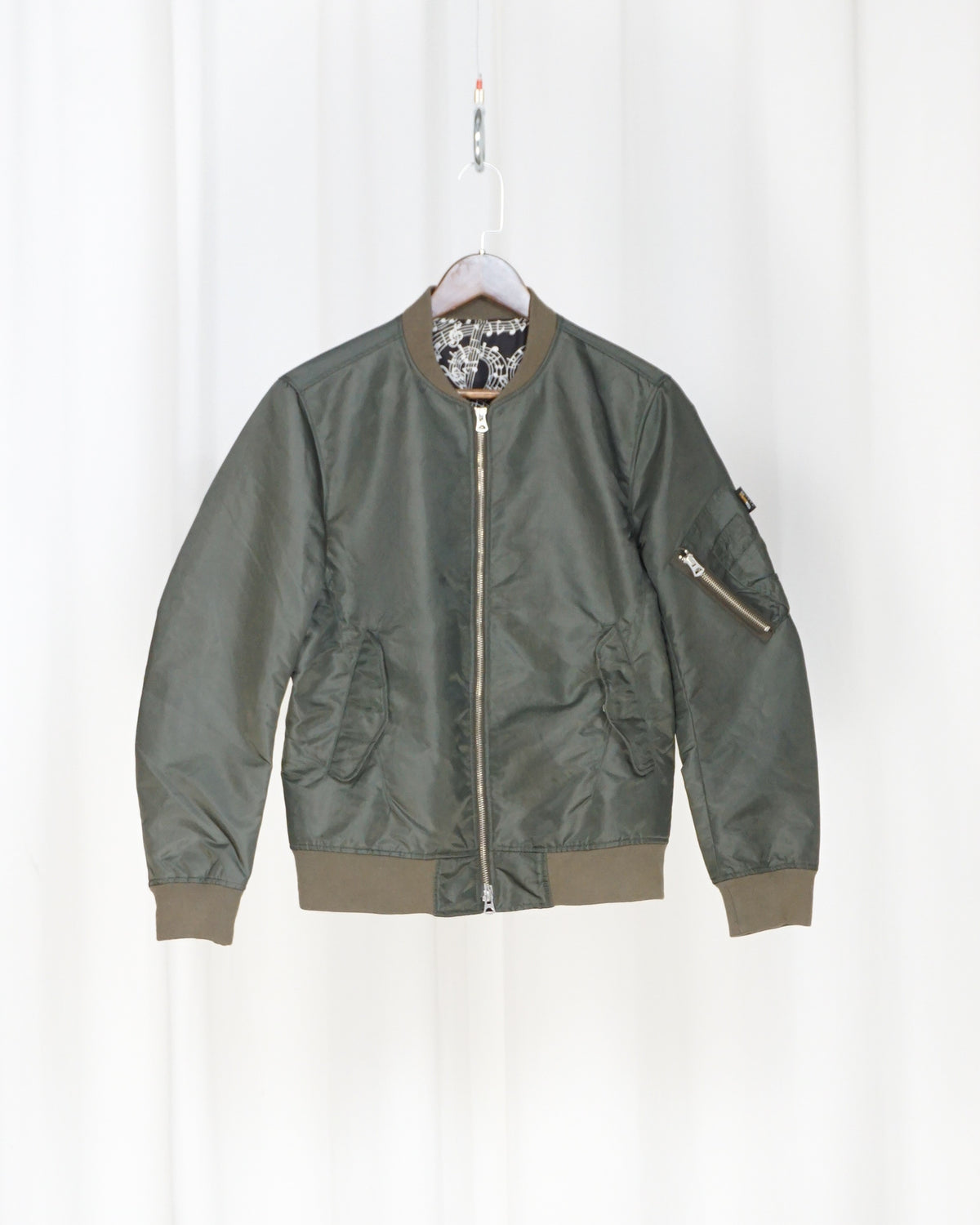 NUMBER (N)INE Green MA-1 Jacket