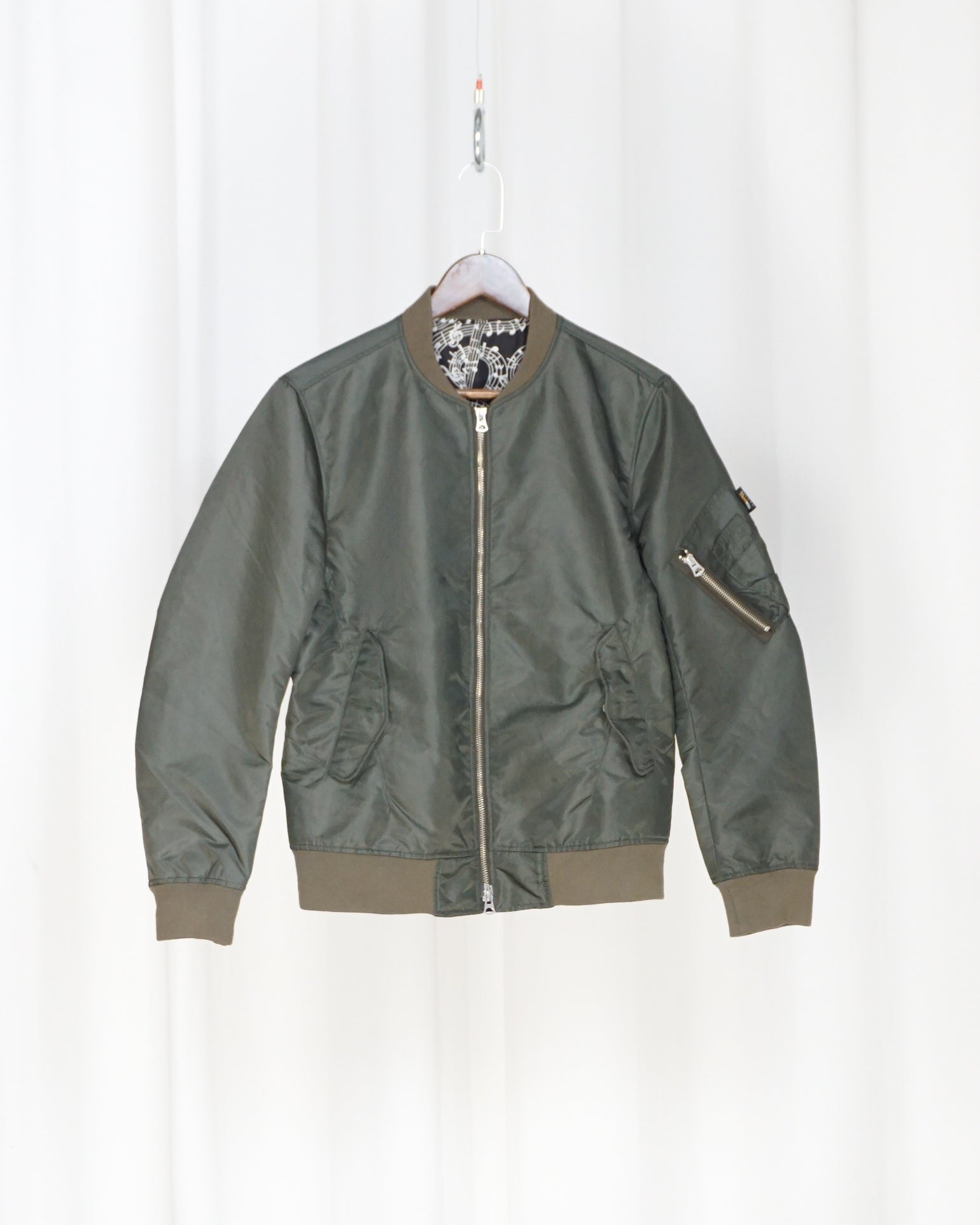 NUMBER (N)INE Green MA-1 Jacket