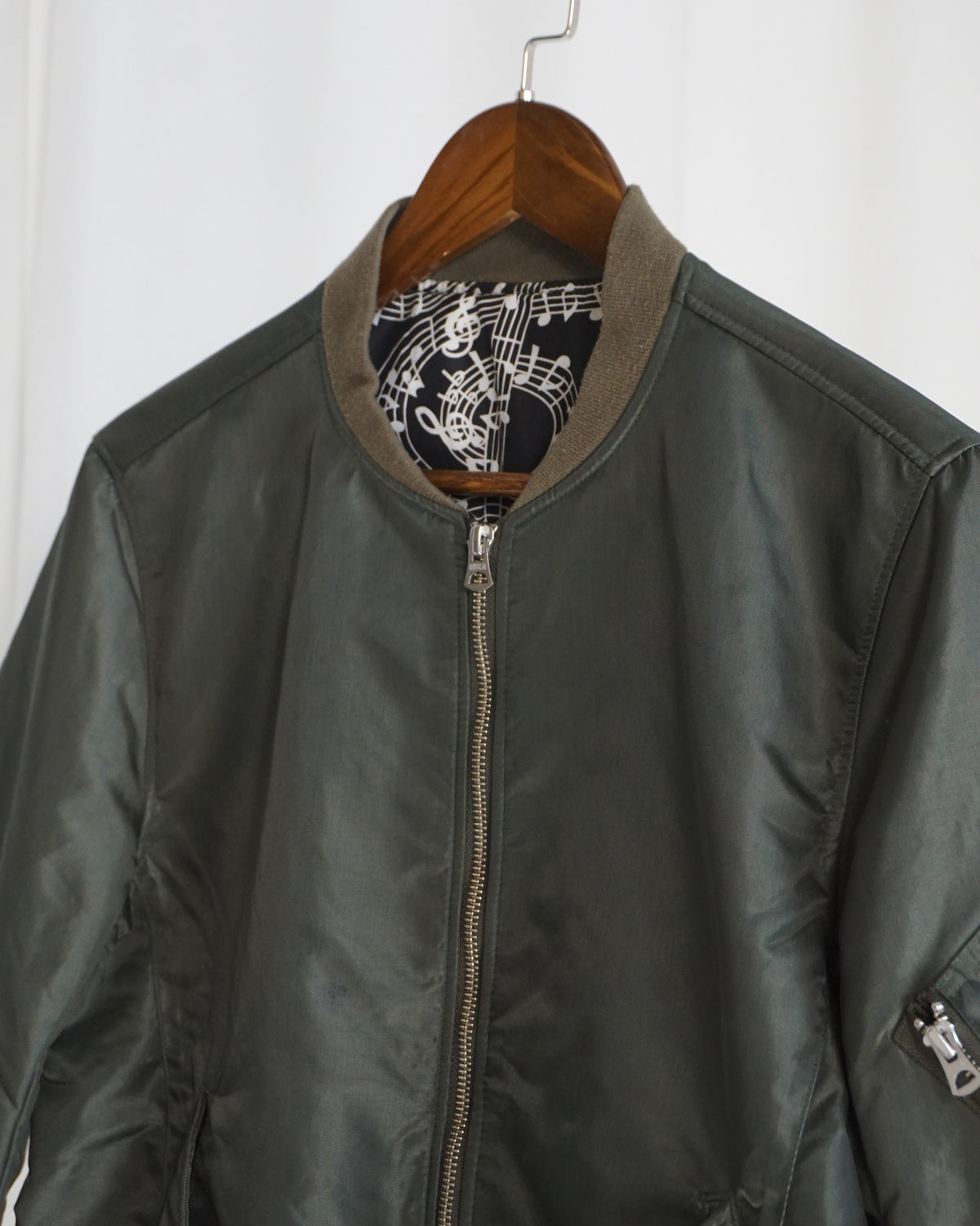 NUMBER (N)INE Green MA-1 Jacket