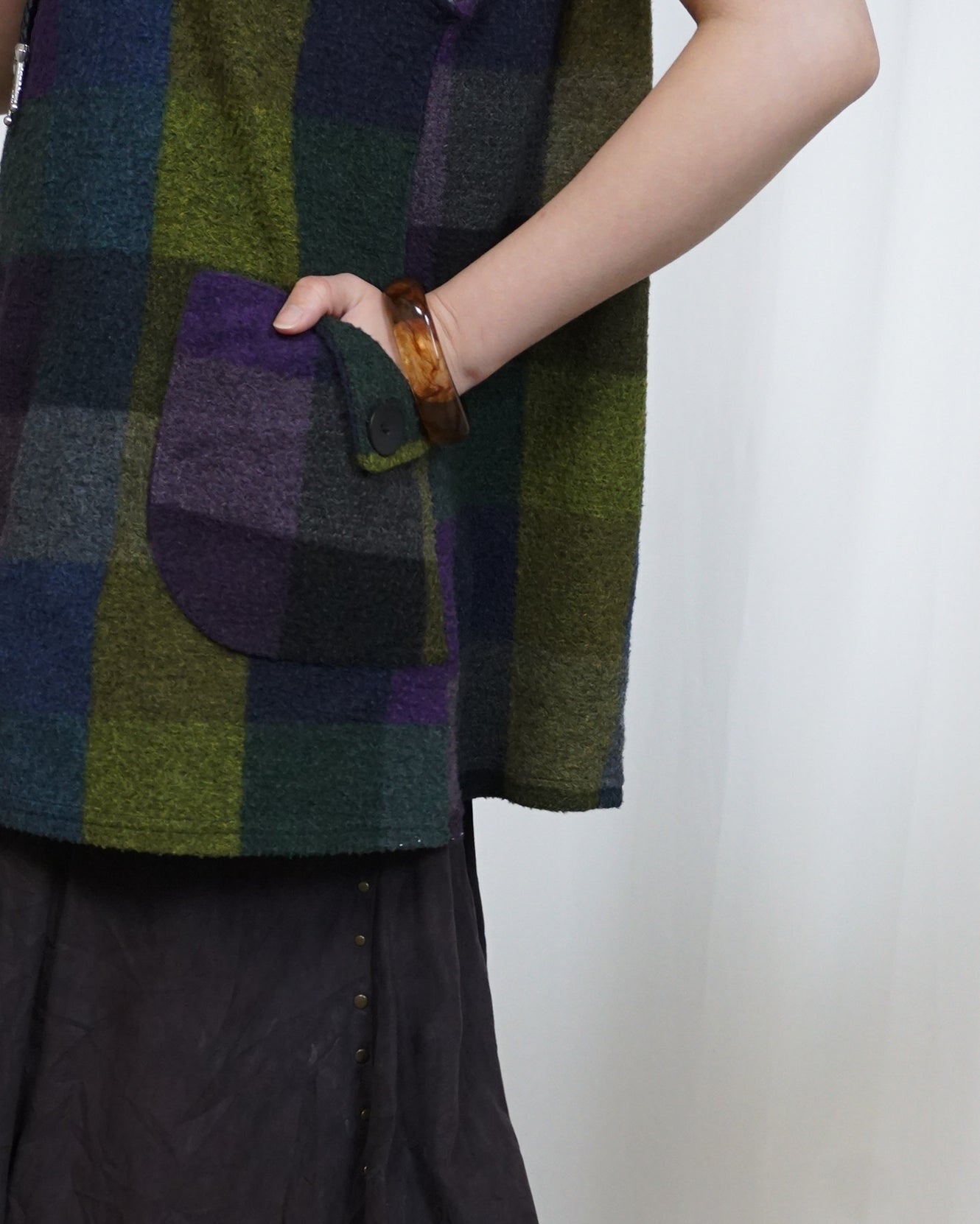 Multicoloured Turtle Neck Sweater/Dress